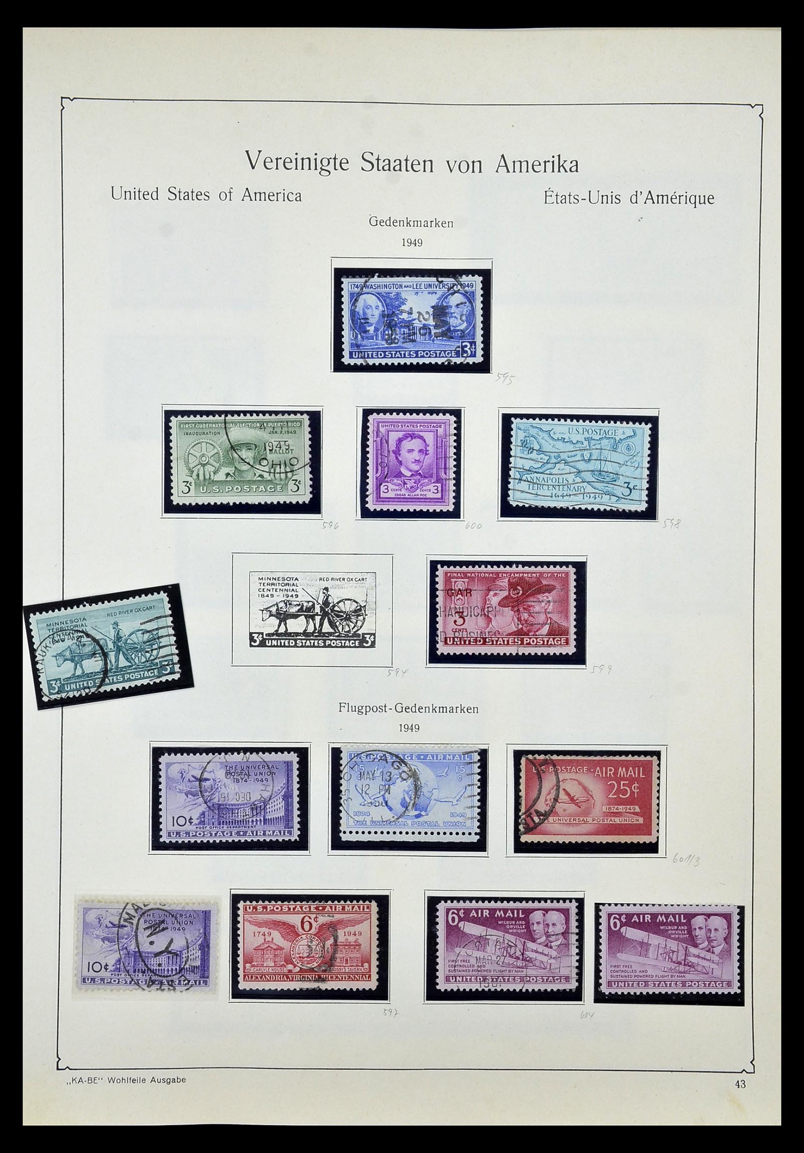 35102 057 - Stamp Collection 35102 USA 1851-1966.