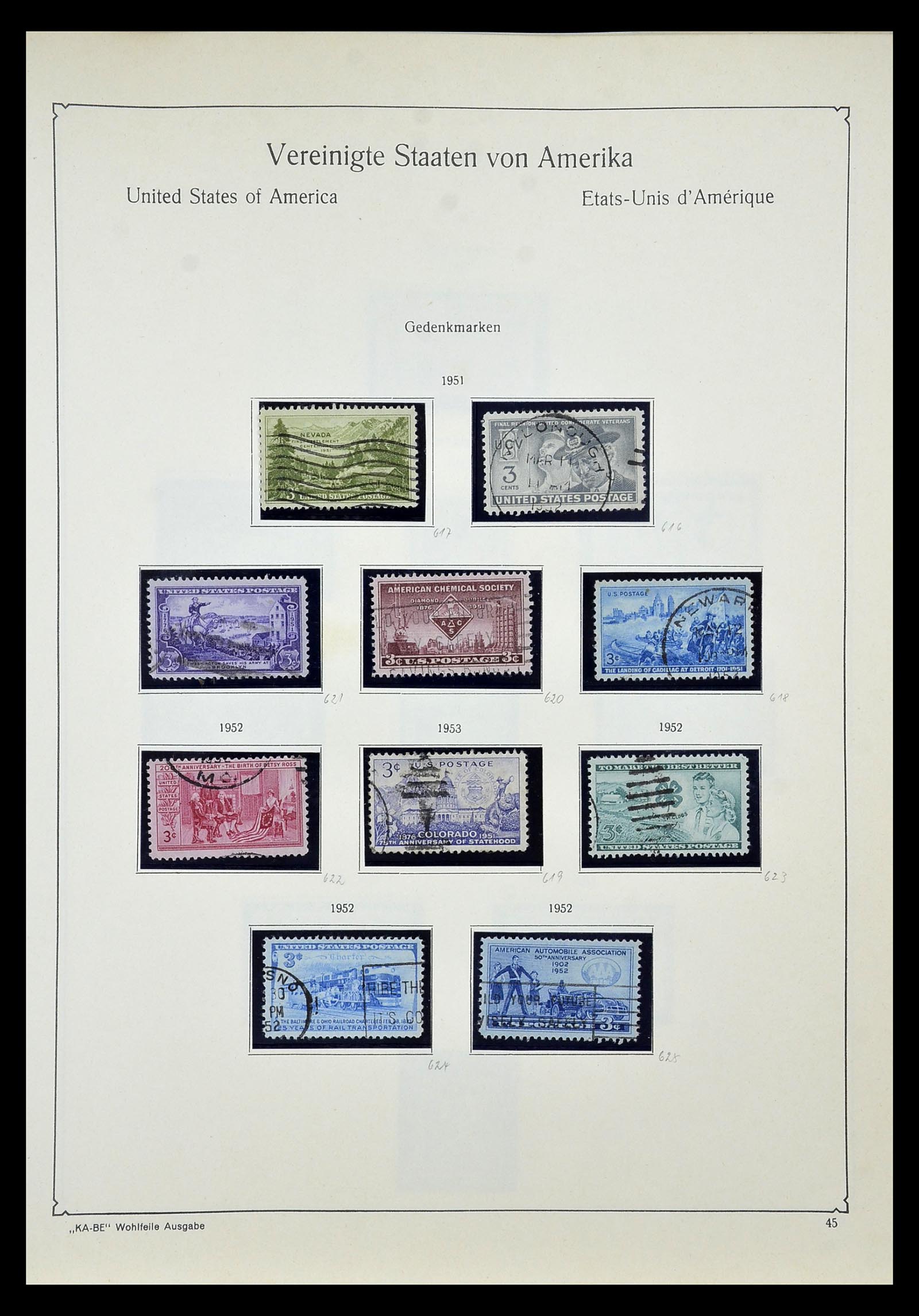 35102 059 - Postzegelverzameling 35102 USA 1851-1966.