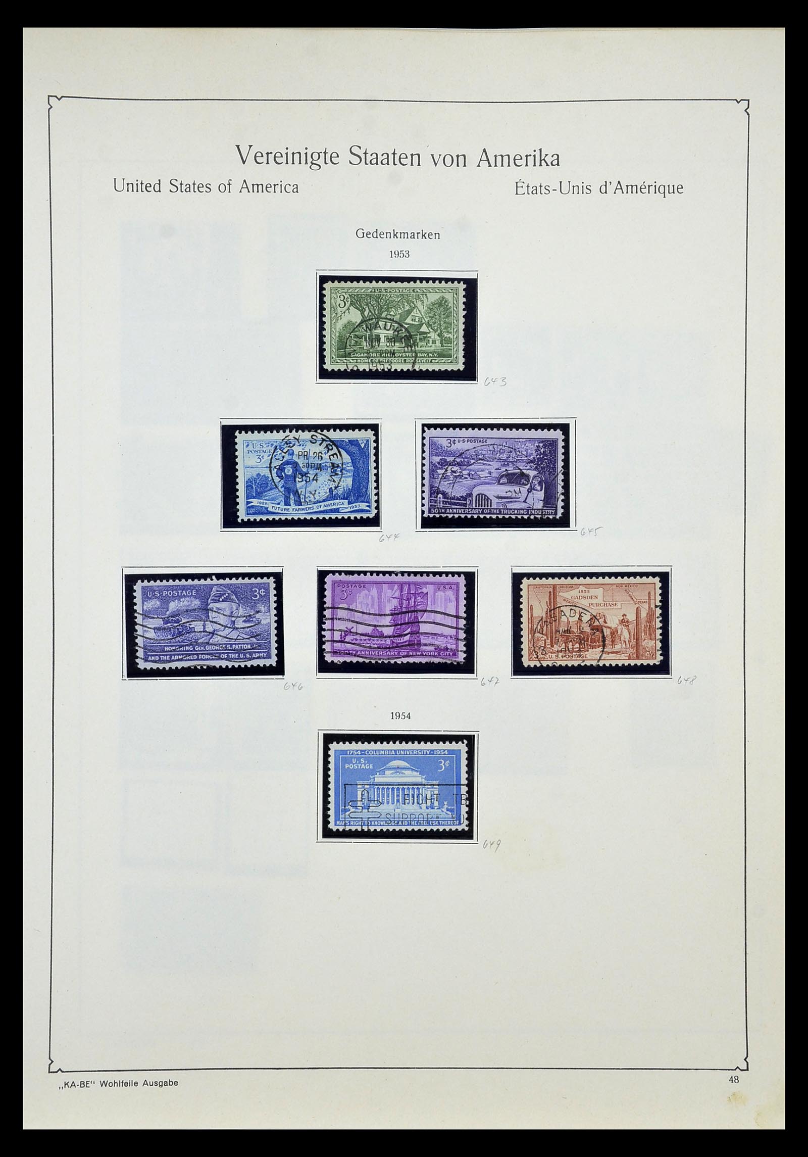 35102 062 - Postzegelverzameling 35102 USA 1851-1966.