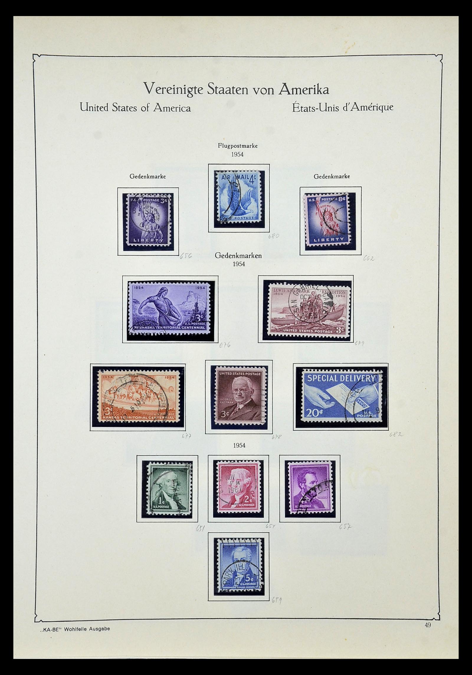 35102 064 - Postzegelverzameling 35102 USA 1851-1966.