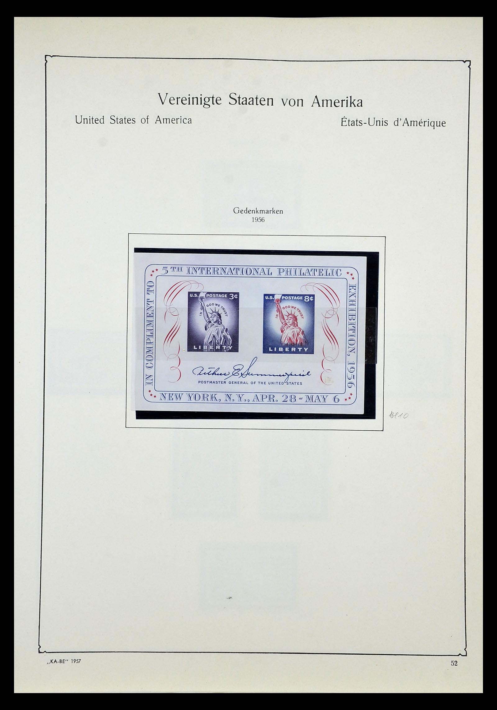 35102 067 - Stamp Collection 35102 USA 1851-1966.