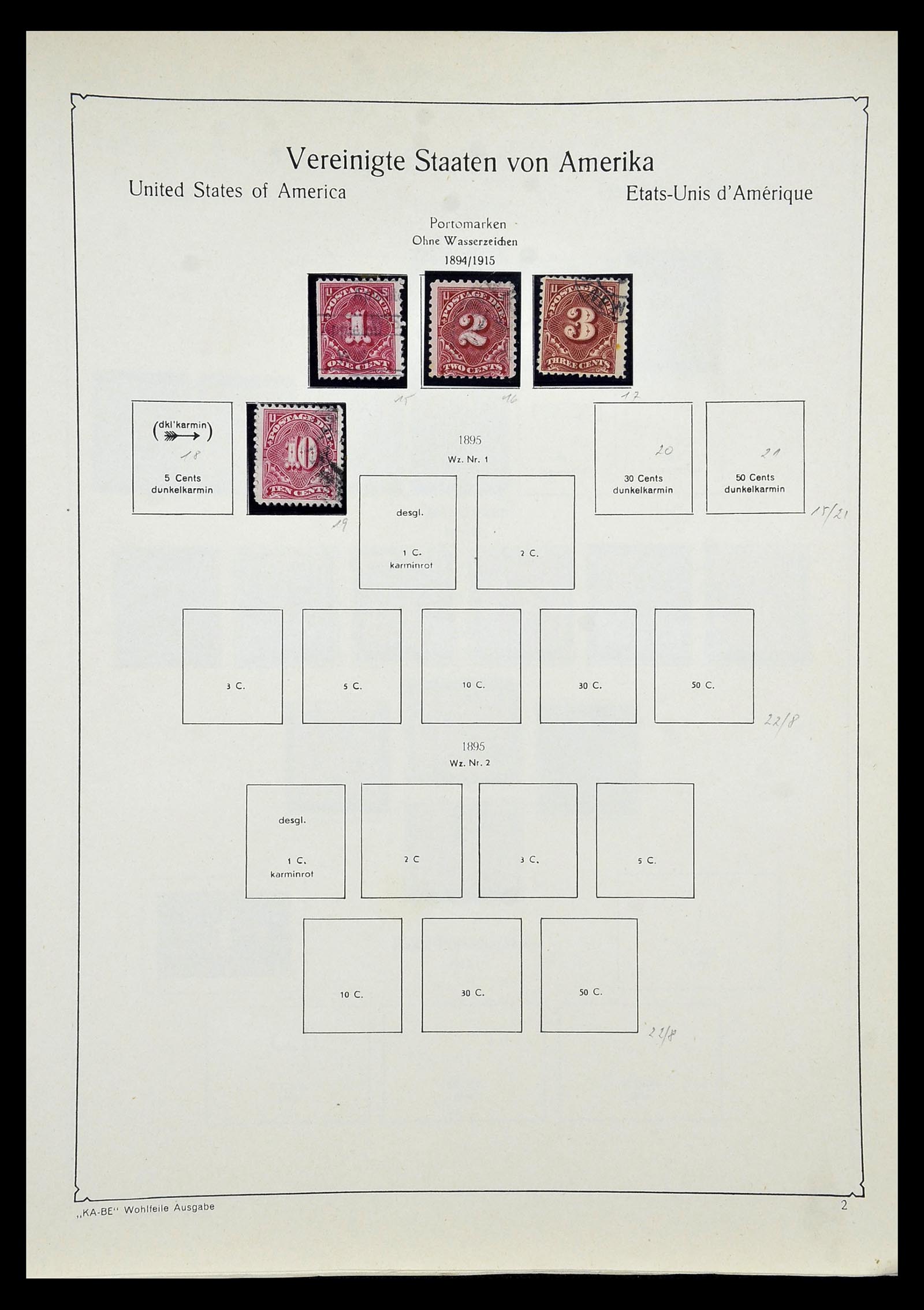 35102 096 - Stamp Collection 35102 USA 1851-1966.