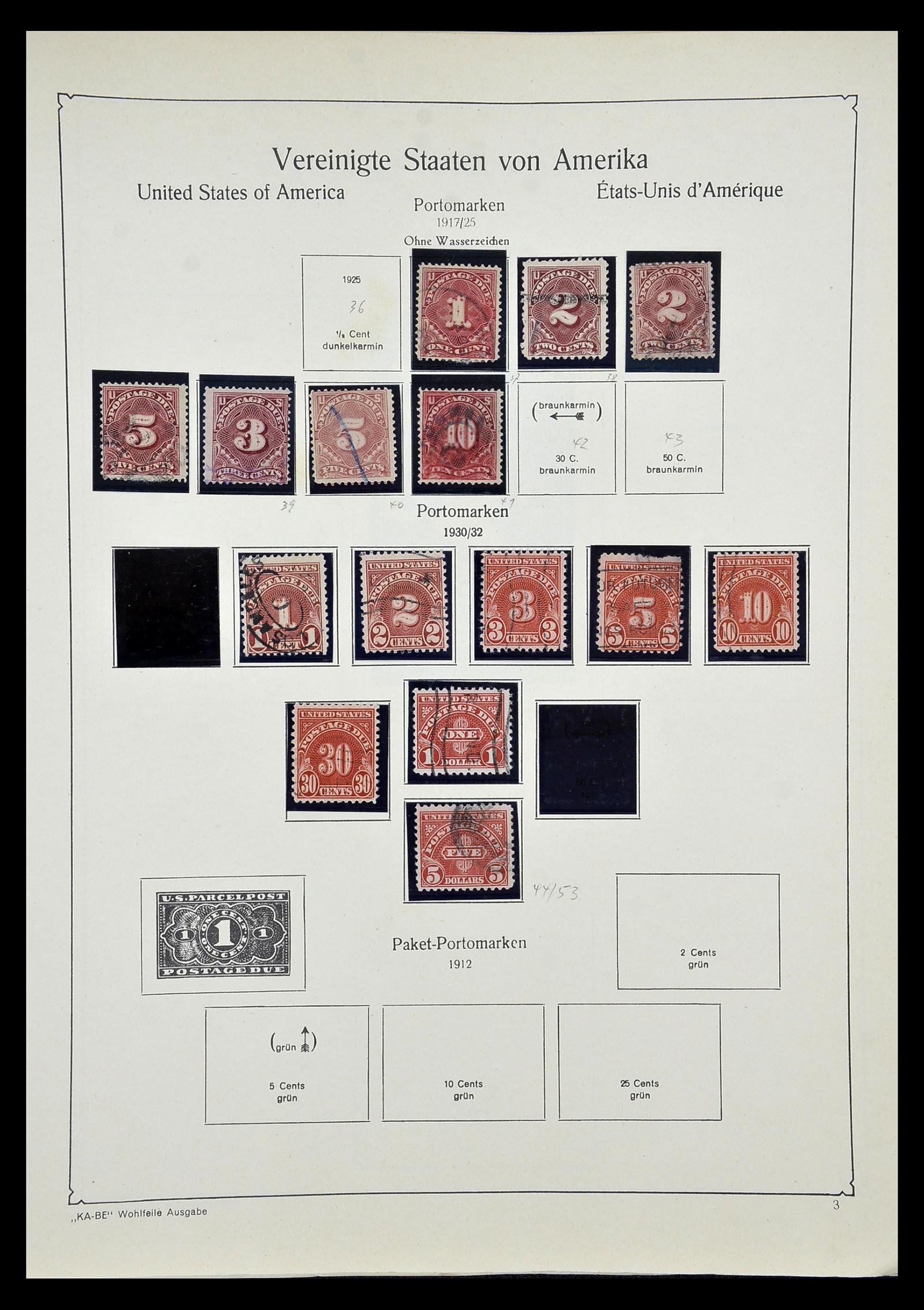 35102 097 - Stamp Collection 35102 USA 1851-1966.