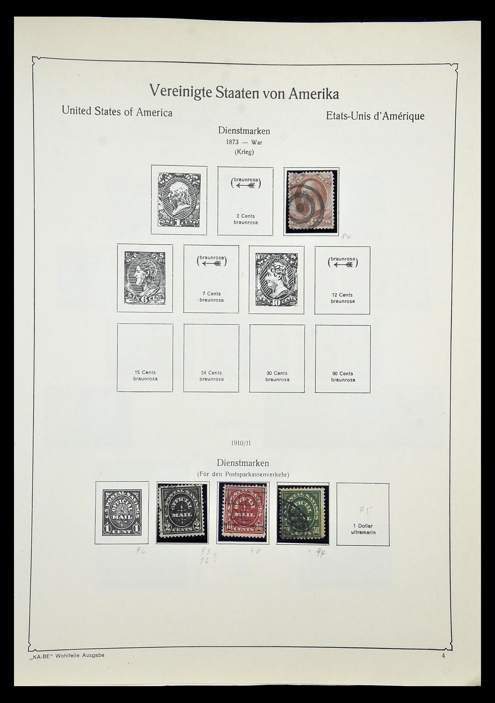 35102 100 - Stamp Collection 35102 USA 1851-1966.