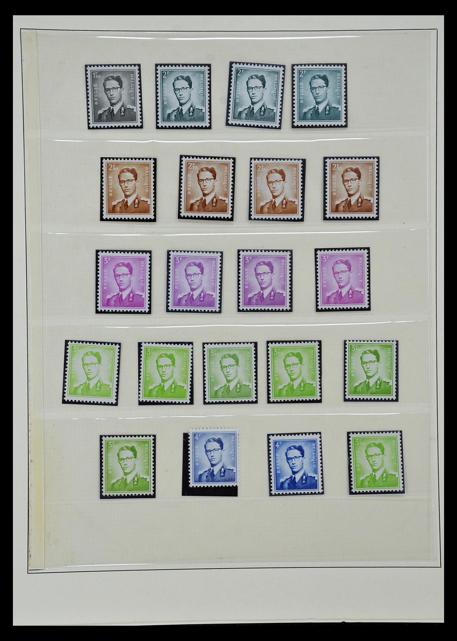 35104 006 - Postzegelverzameling 35104 België specialiteiten 1920-1990.