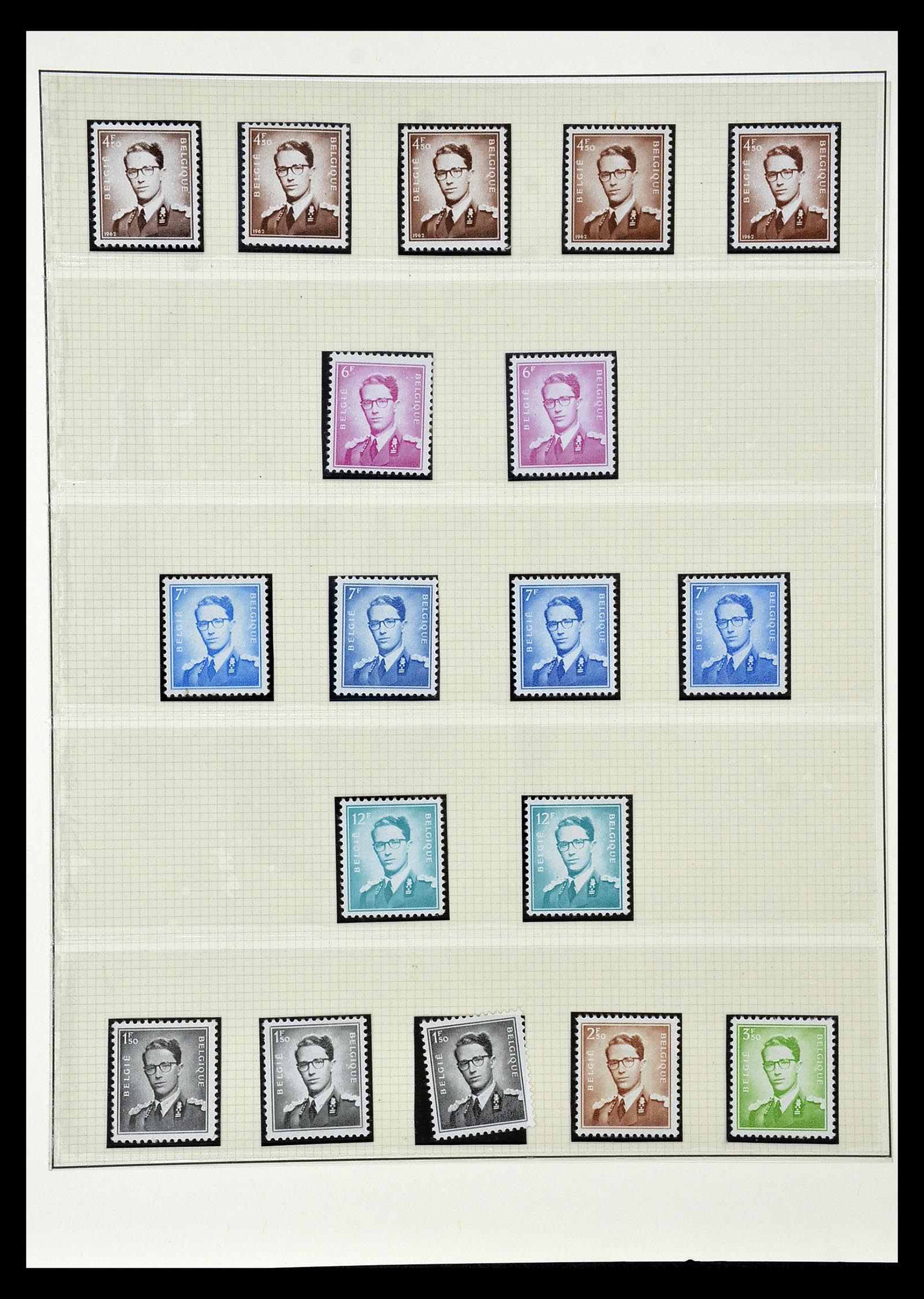 35104 007 - Postzegelverzameling 35104 België specialiteiten 1920-1990.