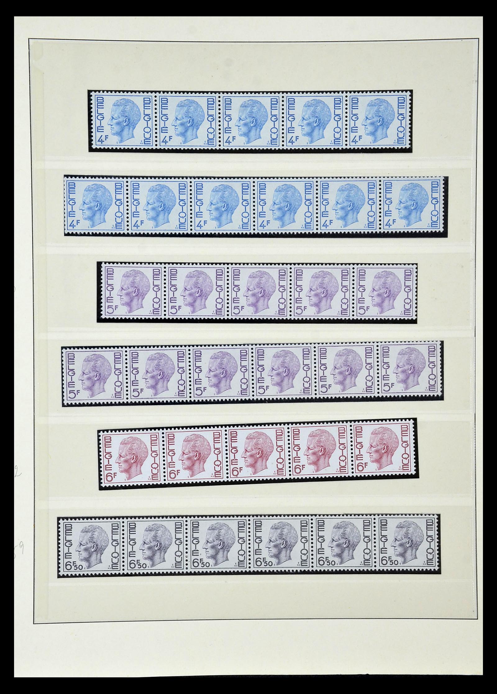 35104 013 - Postzegelverzameling 35104 België specialiteiten 1920-1990.