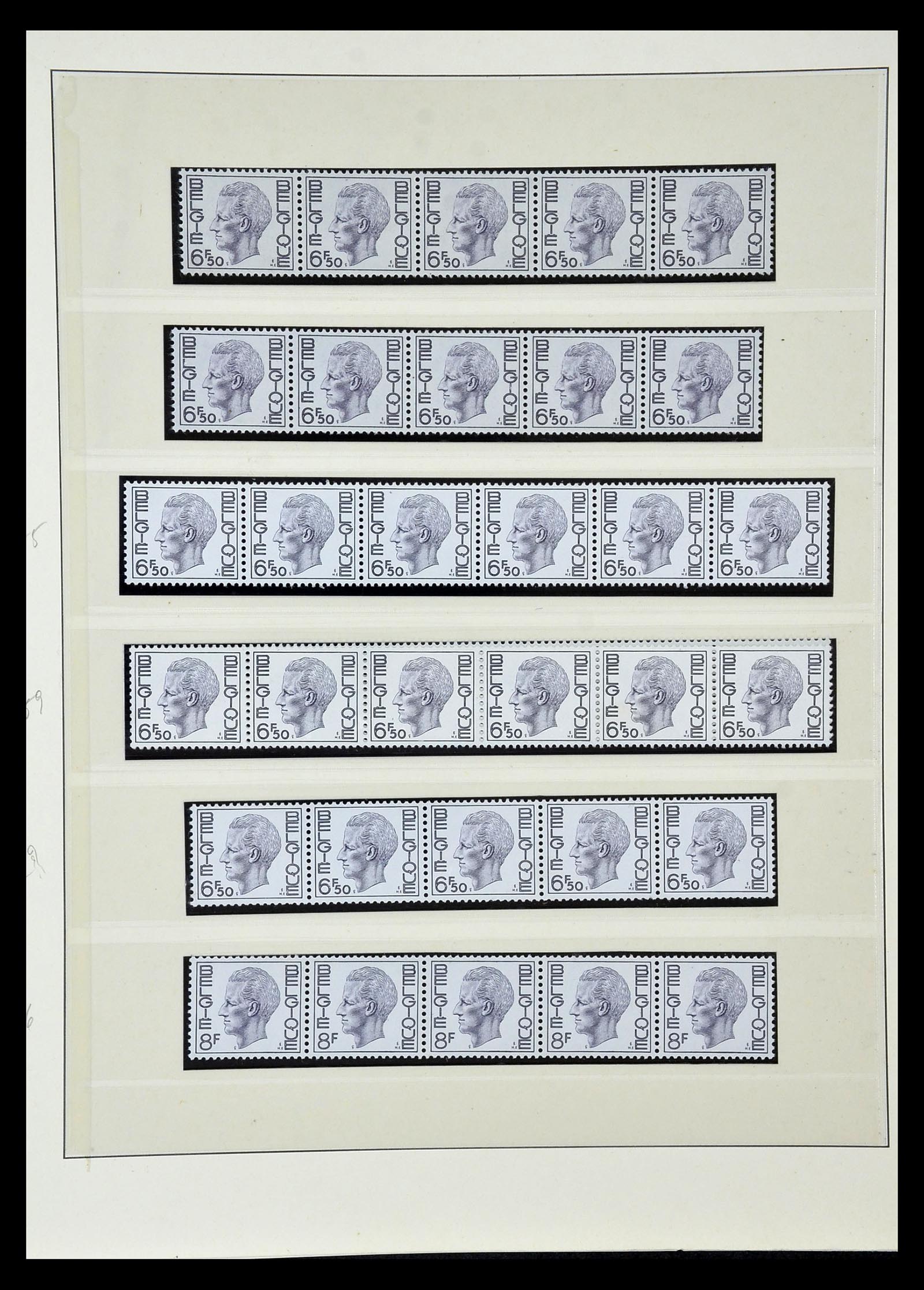 35104 014 - Postzegelverzameling 35104 België specialiteiten 1920-1990.