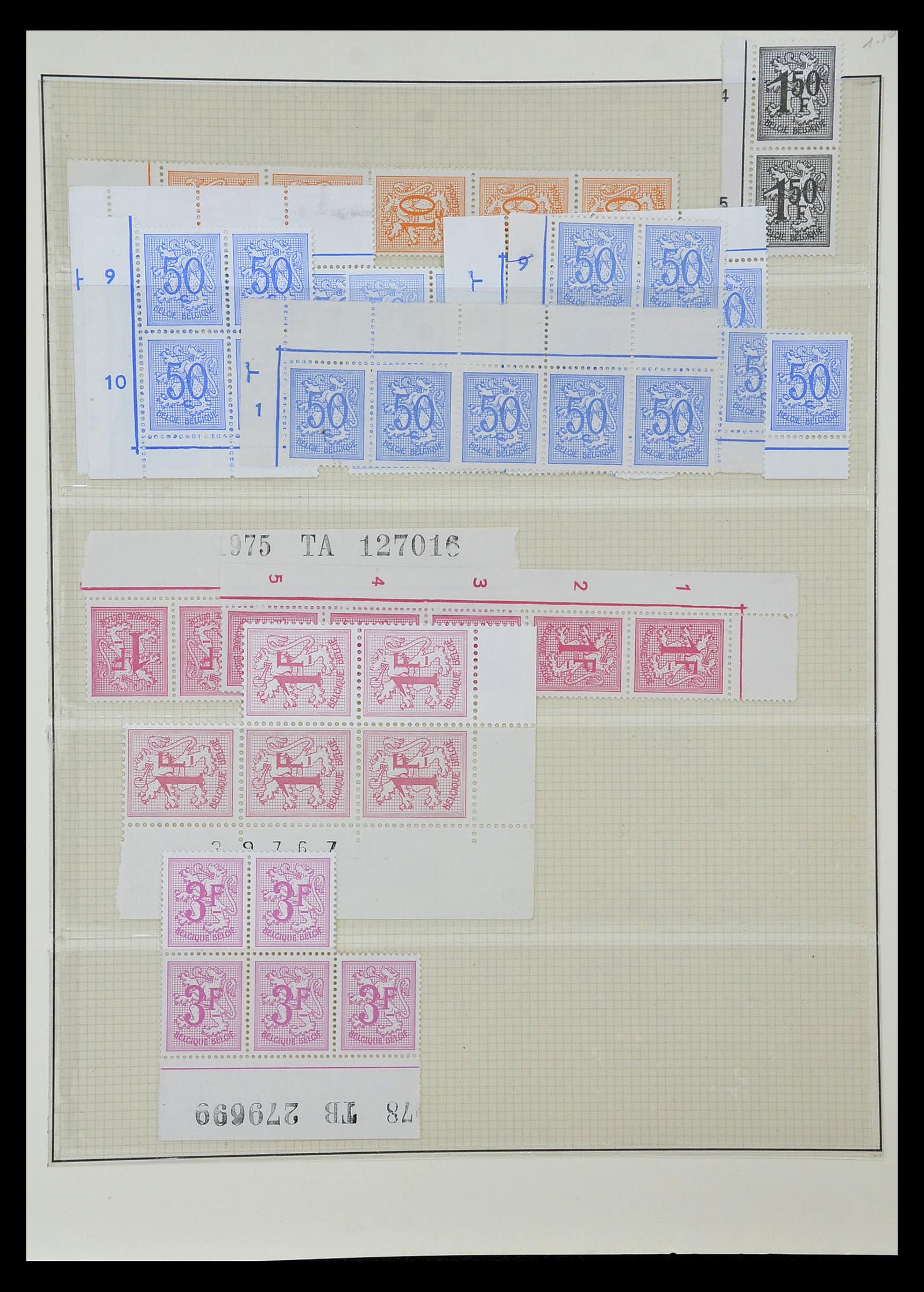 35104 016 - Stamp Collection 35104 Belgium specialties 1920-1990.
