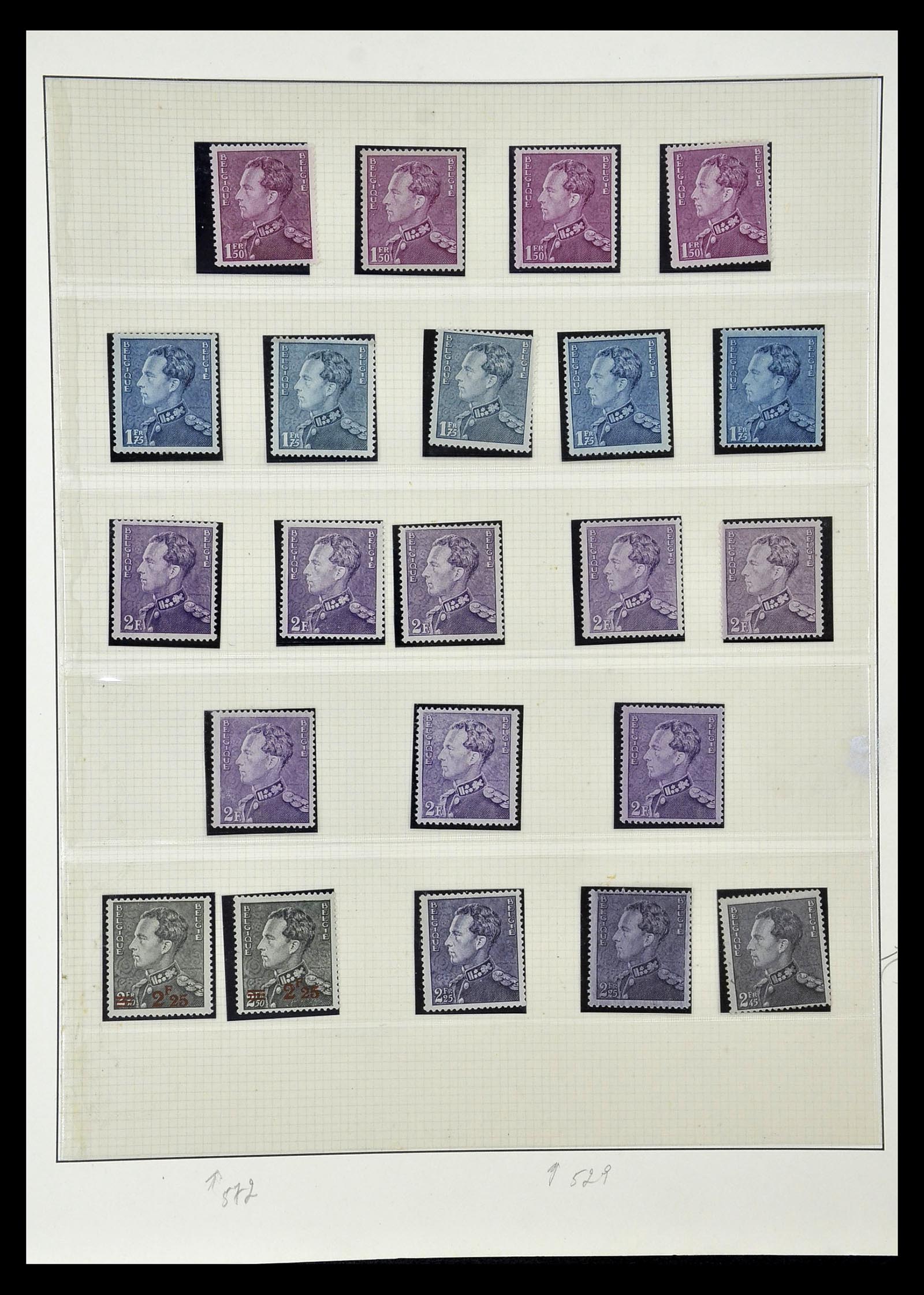 35104 017 - Postzegelverzameling 35104 België specialiteiten 1920-1990.