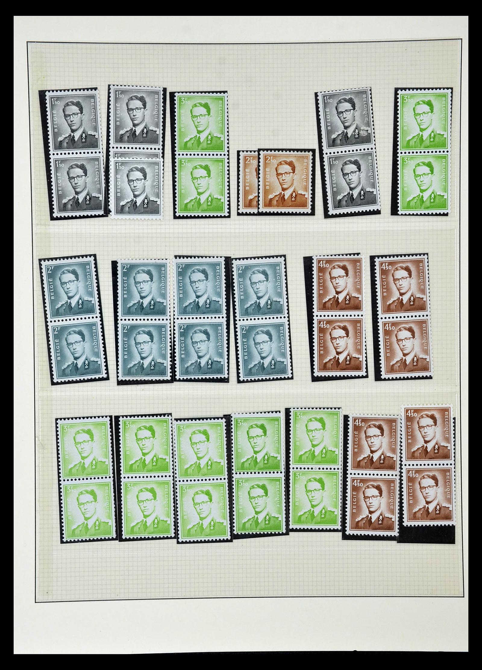 35104 019 - Postzegelverzameling 35104 België specialiteiten 1920-1990.