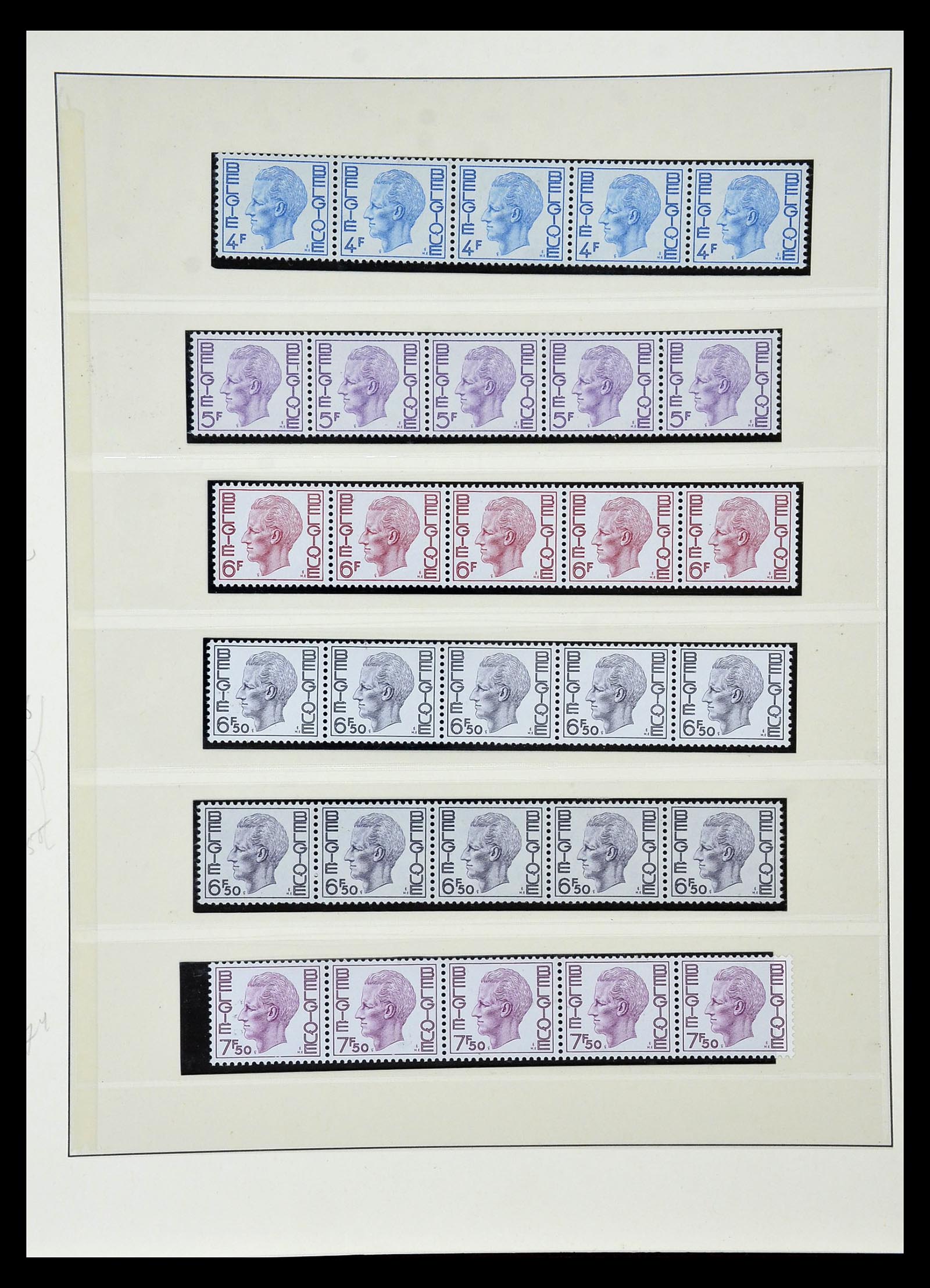 35104 020 - Postzegelverzameling 35104 België specialiteiten 1920-1990.
