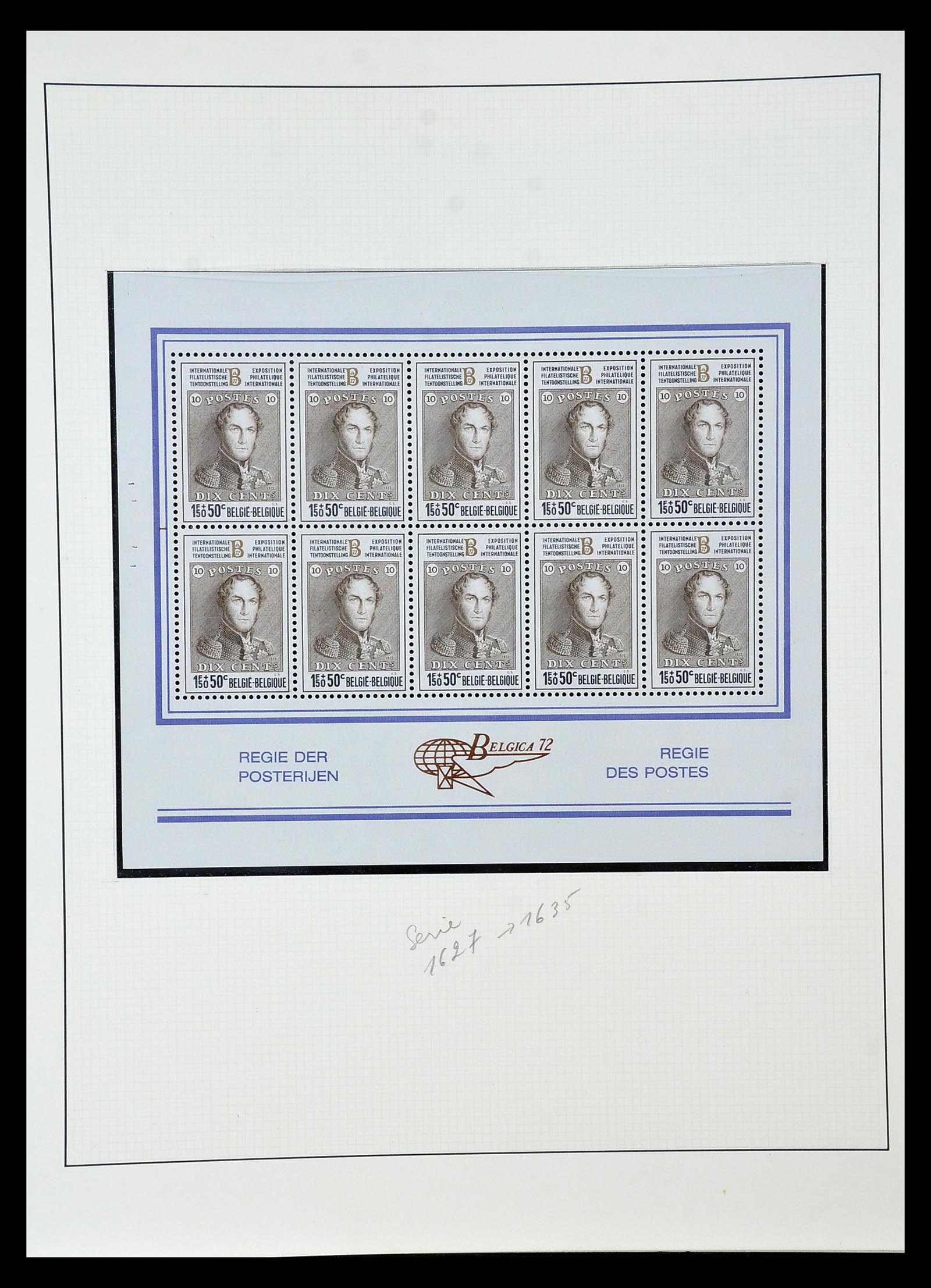 35104 022 - Postzegelverzameling 35104 België specialiteiten 1920-1990.