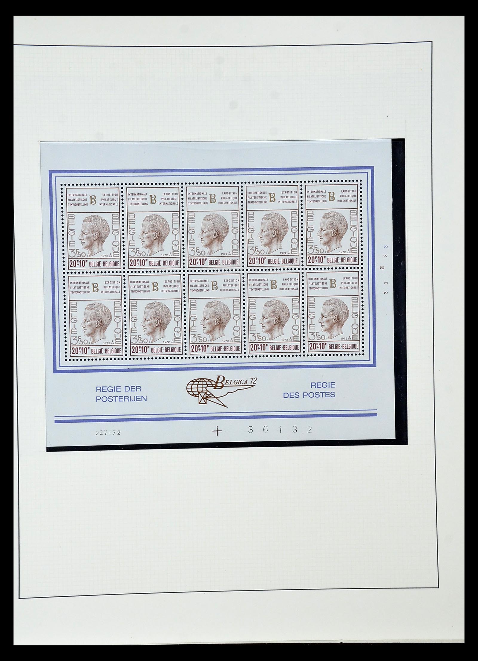 35104 030 - Stamp Collection 35104 Belgium specialties 1920-1990.