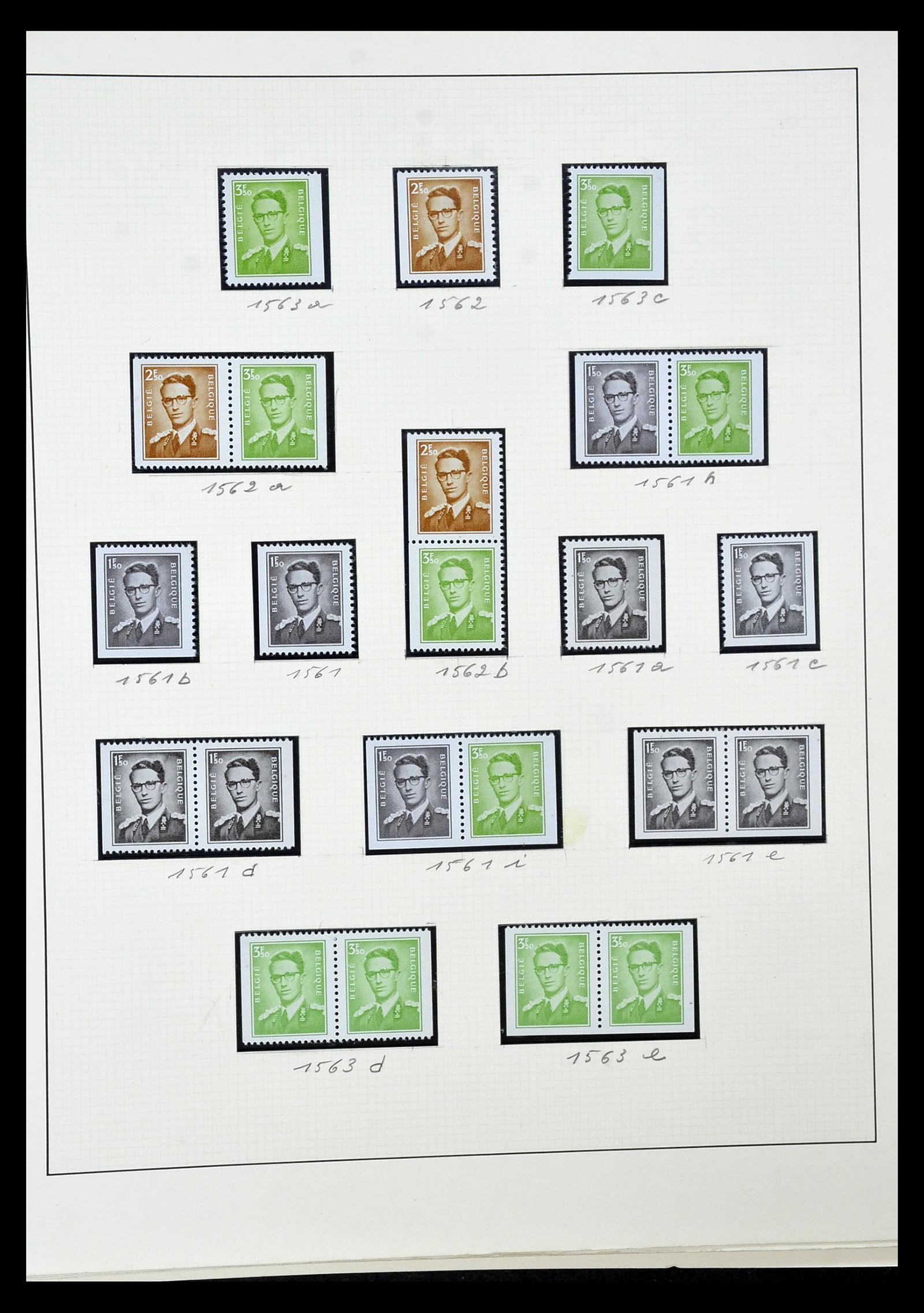 35104 040 - Postzegelverzameling 35104 België specialiteiten 1920-1990.