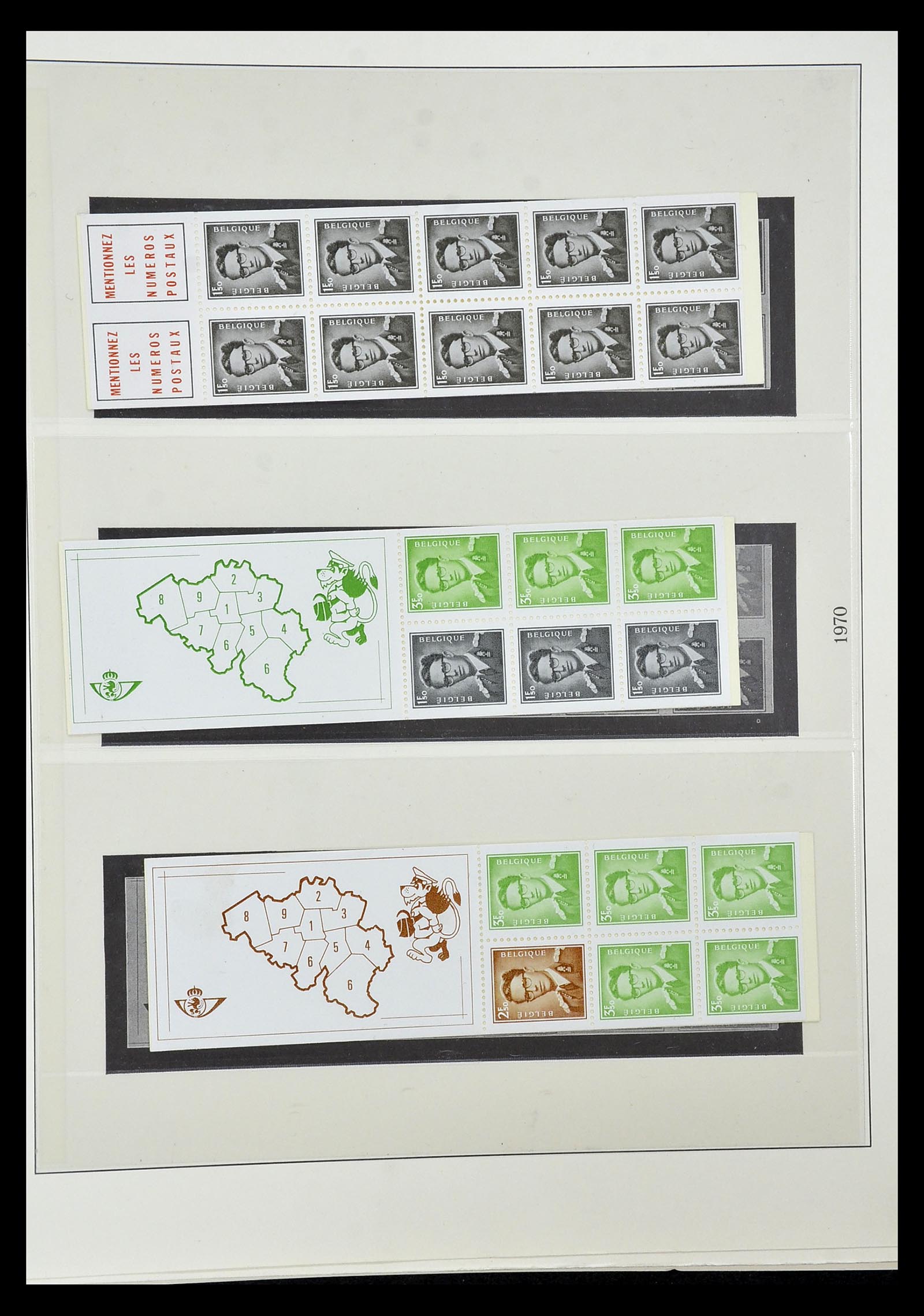 35104 041 - Postzegelverzameling 35104 België specialiteiten 1920-1990.
