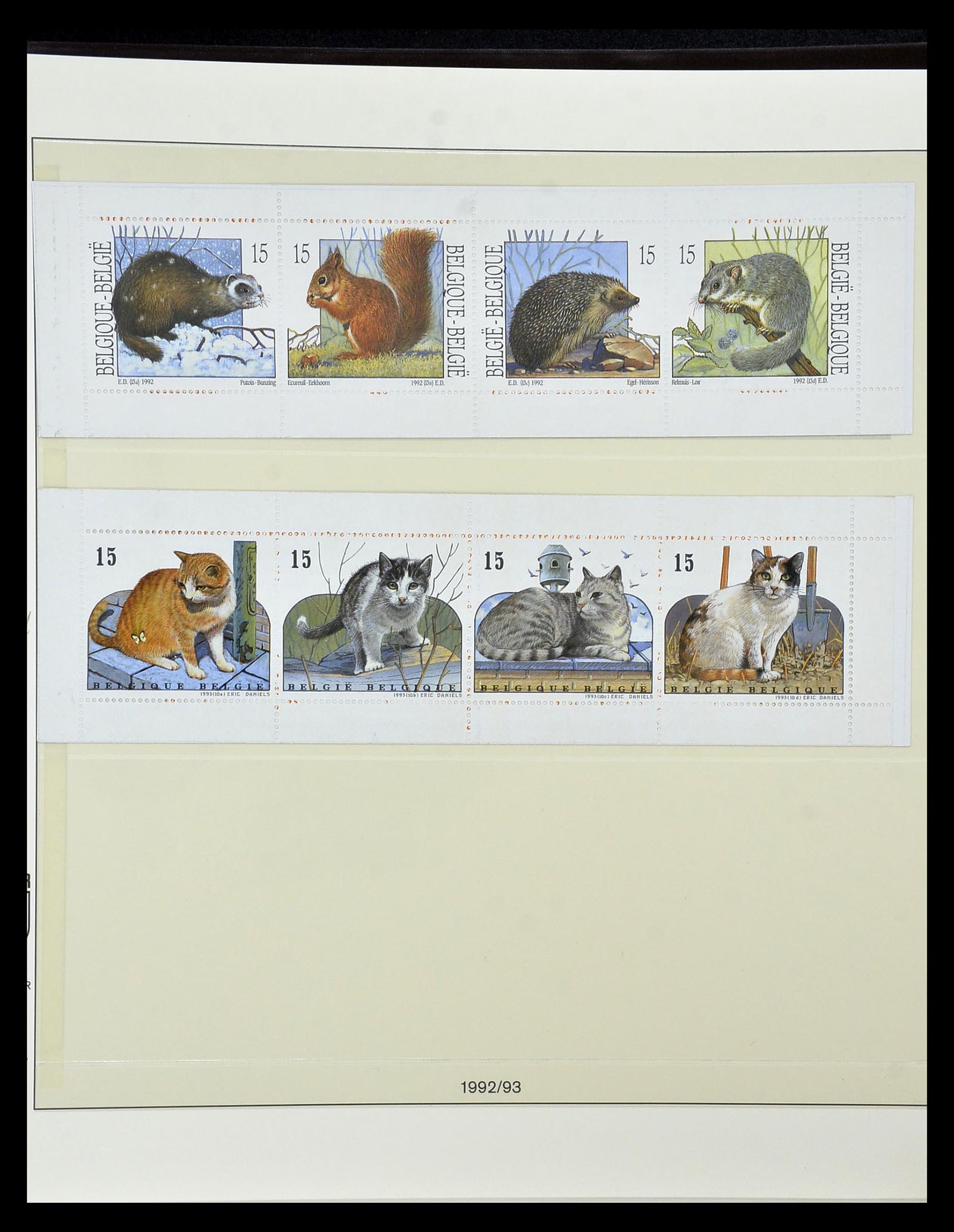 35104 055 - Postzegelverzameling 35104 België specialiteiten 1920-1990.