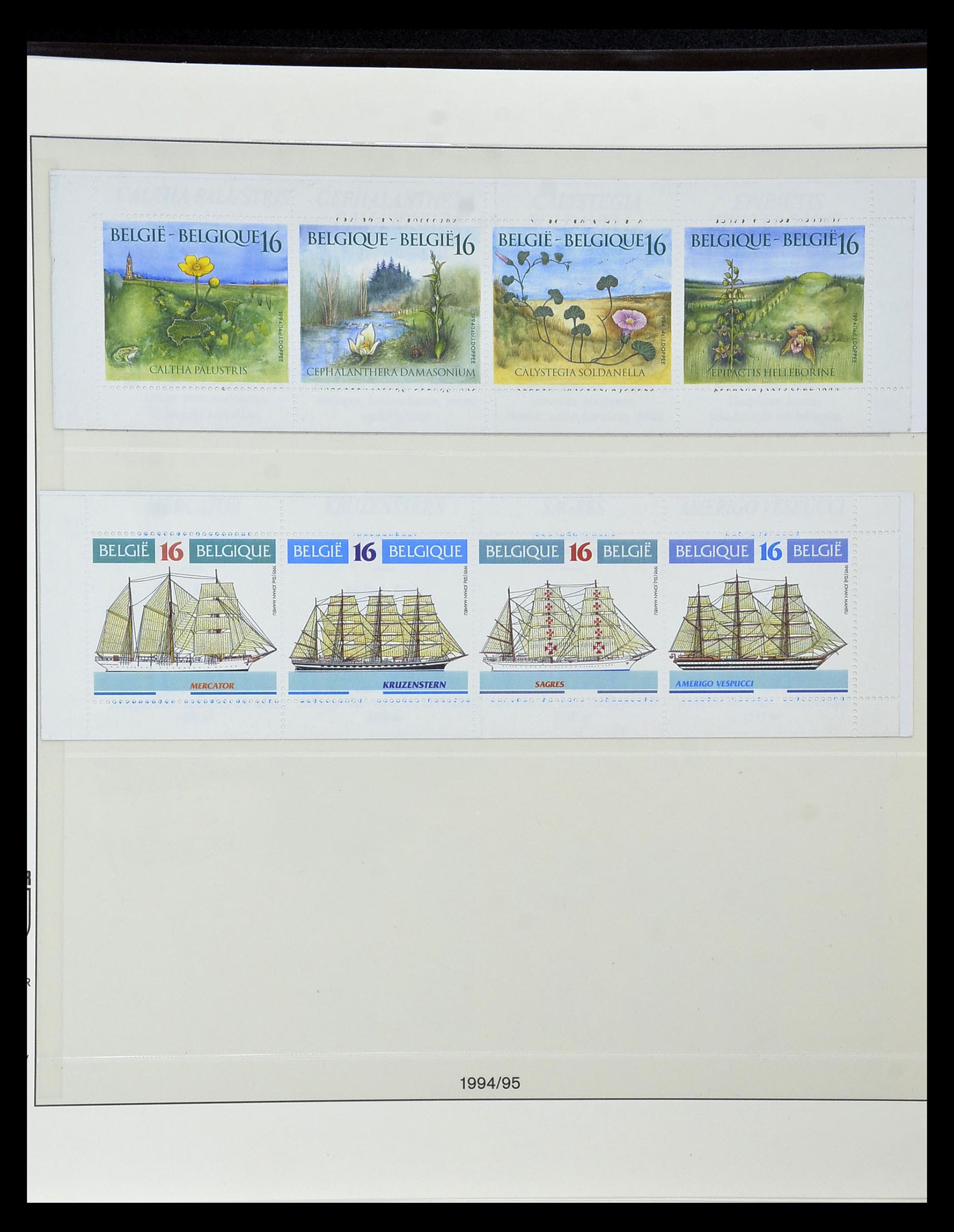 35104 056 - Postzegelverzameling 35104 België specialiteiten 1920-1990.
