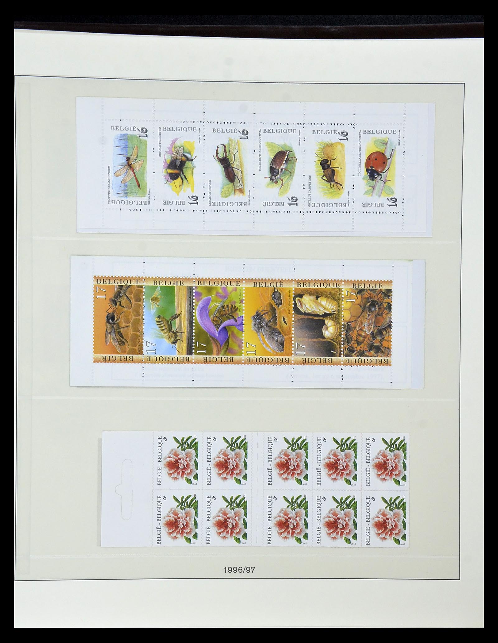 35104 057 - Postzegelverzameling 35104 België specialiteiten 1920-1990.