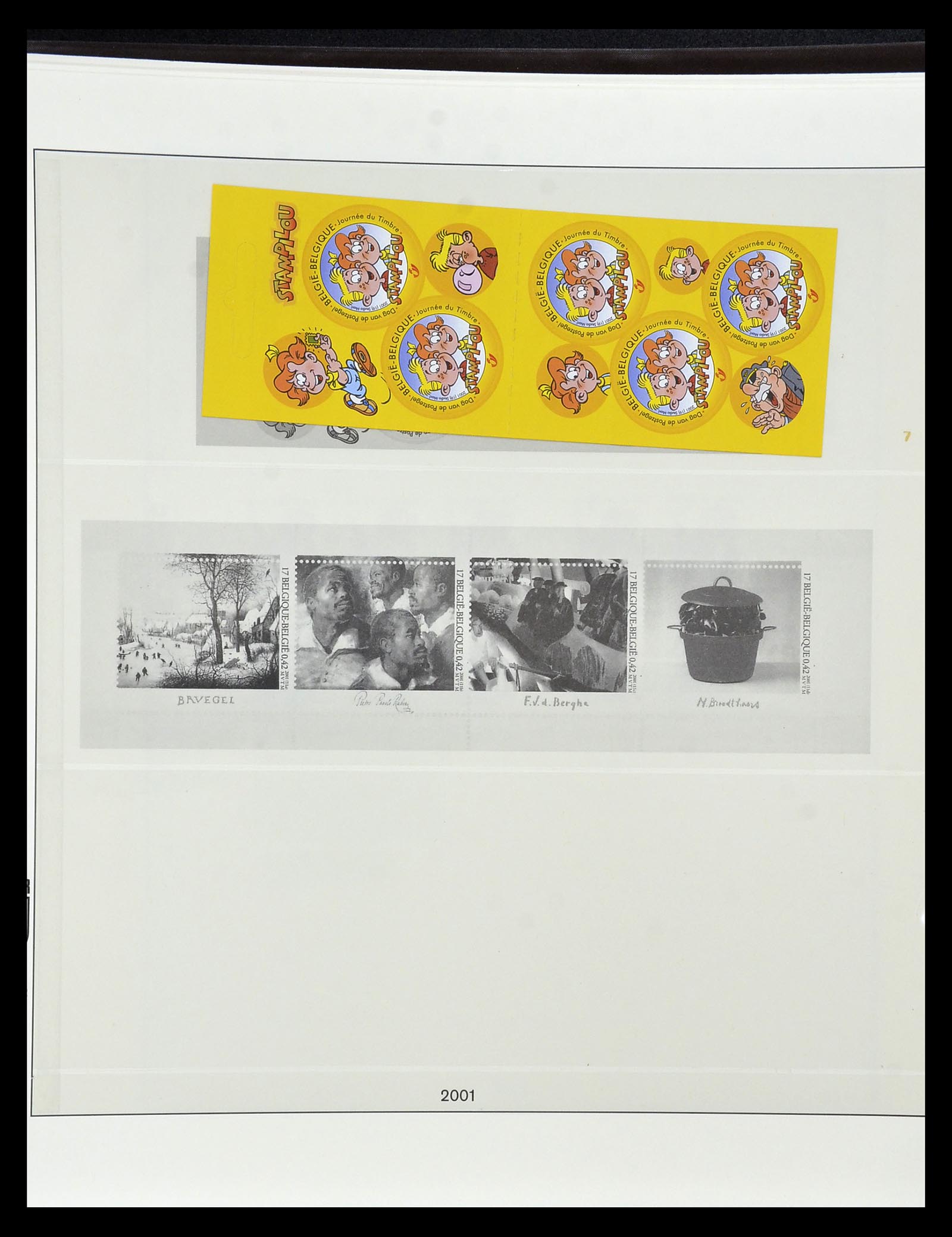 35104 061 - Postzegelverzameling 35104 België specialiteiten 1920-1990.