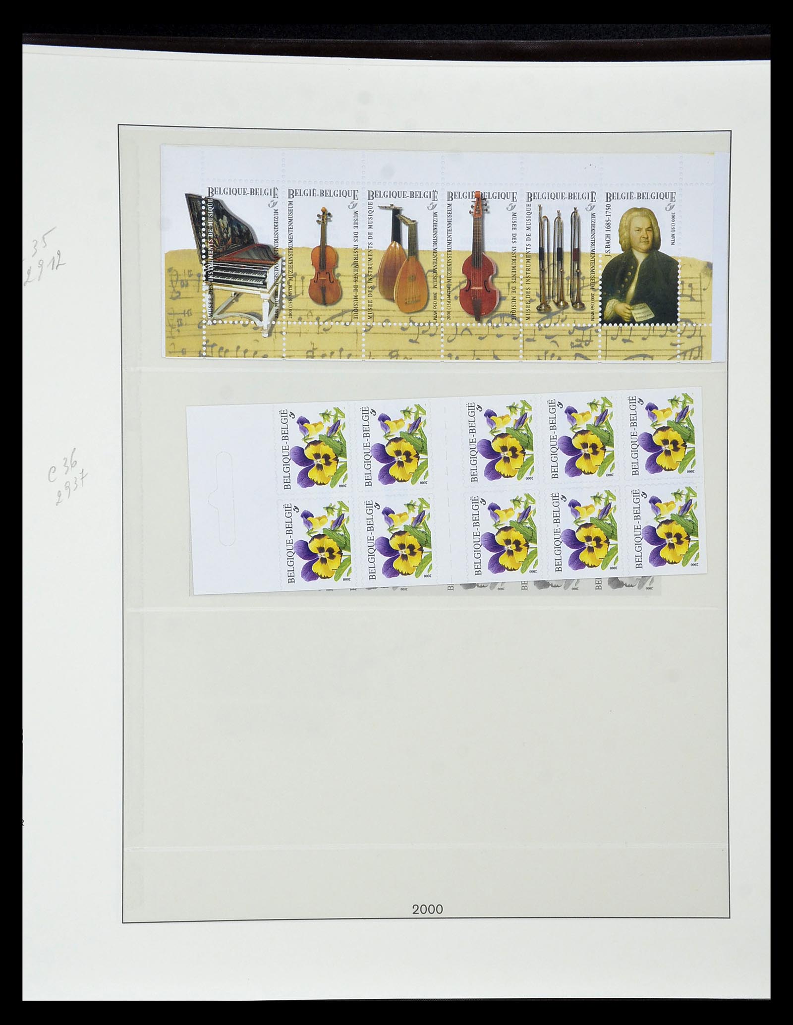 35104 062 - Stamp Collection 35104 Belgium specialties 1920-1990.