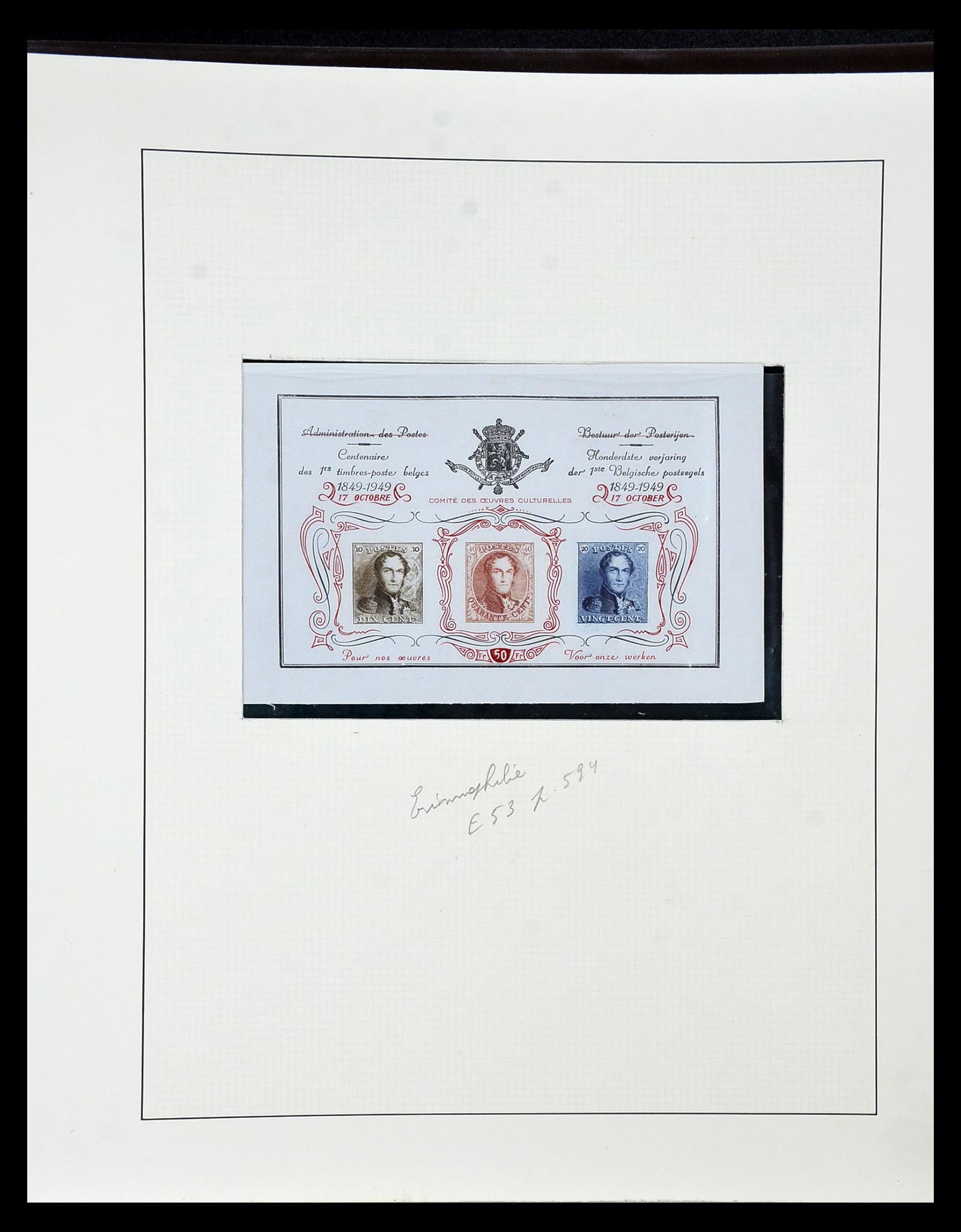 35104 063 - Postzegelverzameling 35104 België specialiteiten 1920-1990.