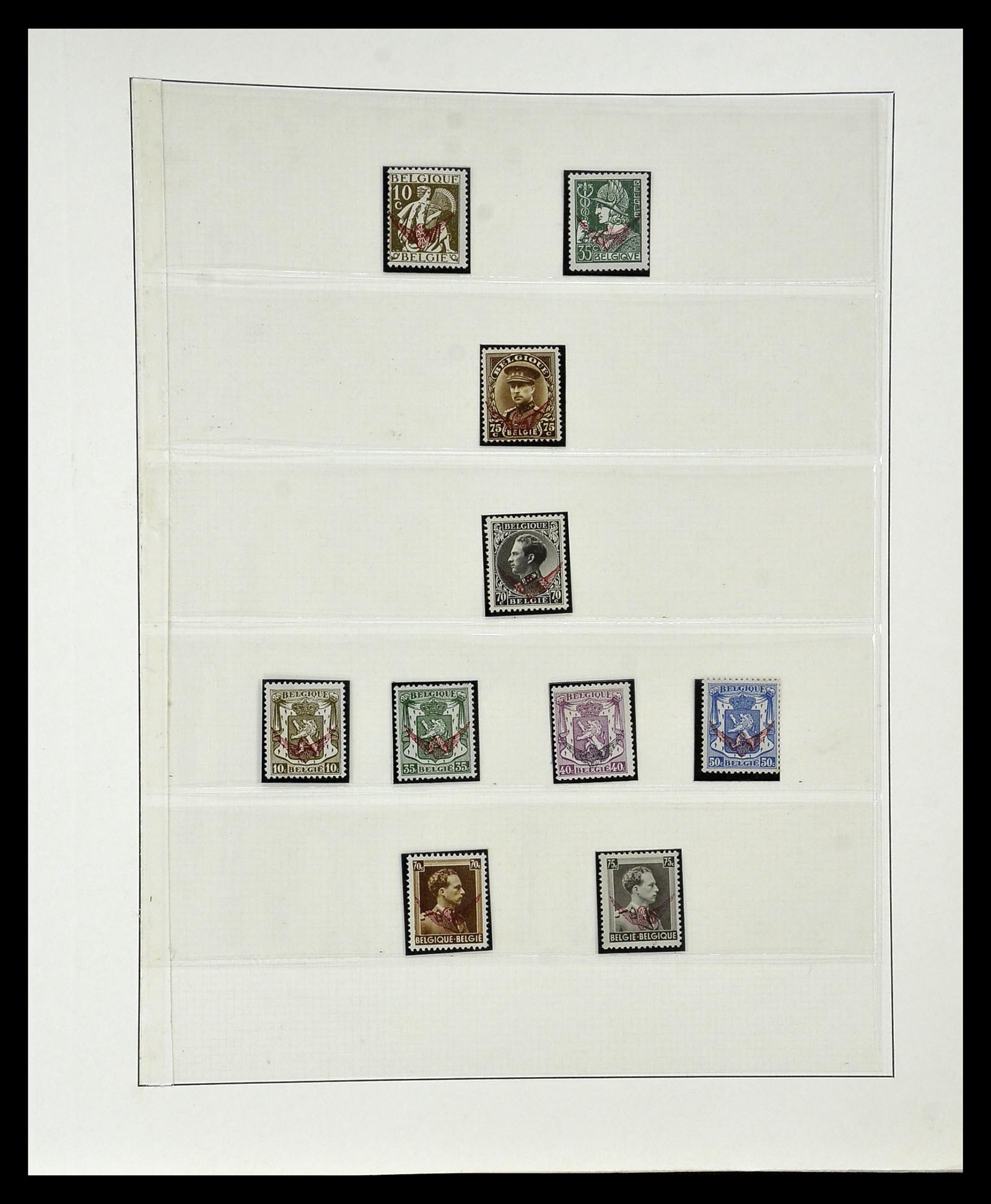35104 065 - Stamp Collection 35104 Belgium specialties 1920-1990.