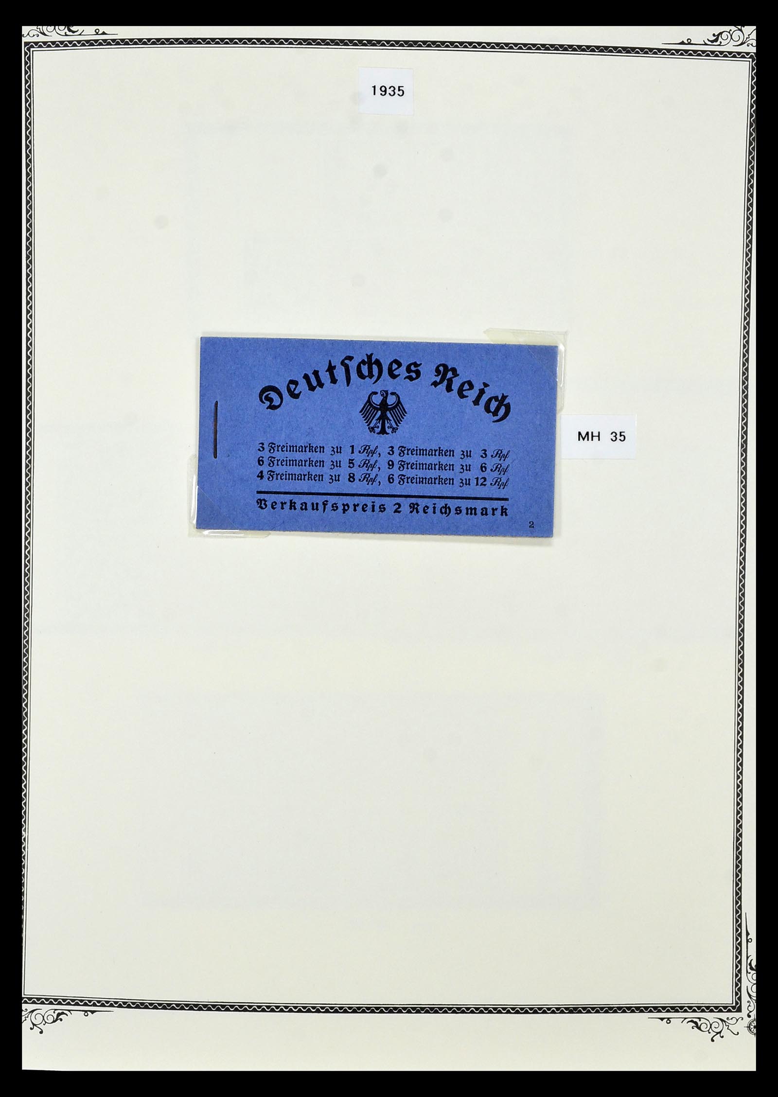 35105 006 - Postzegelverzameling 35105 Duitse Rijk combinaties 1933-1941.