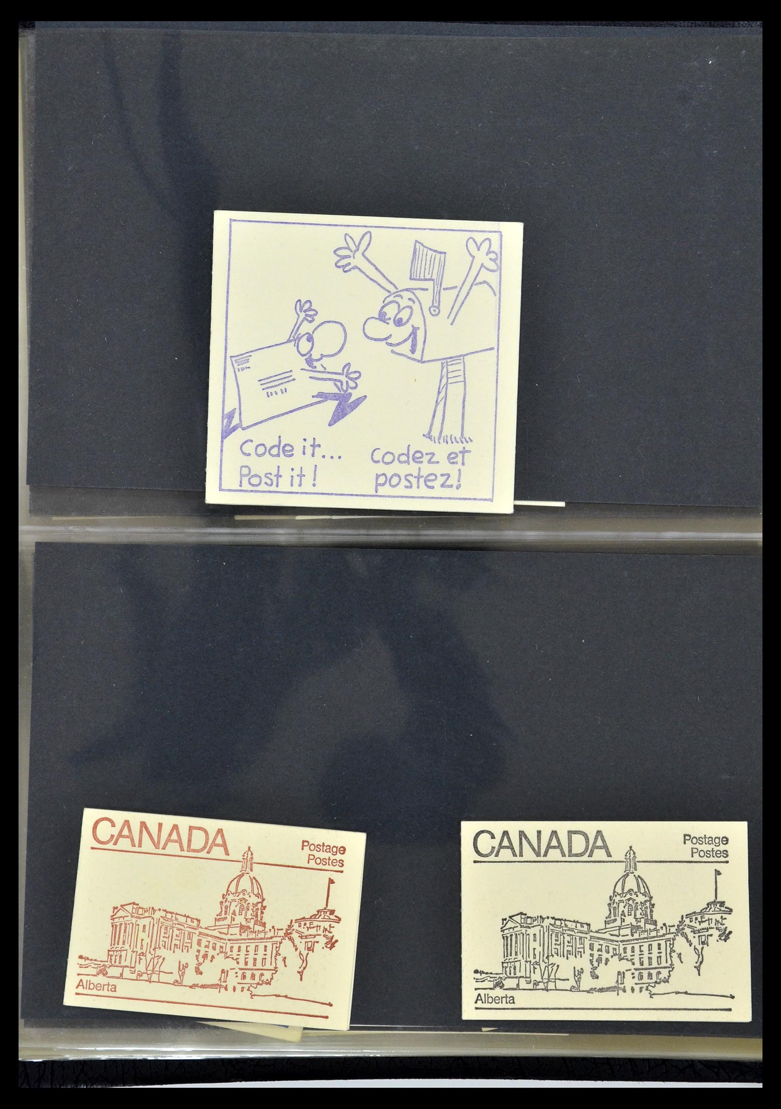 35106 018 - Postzegelverzameling 35106 Canada postzegelboekjes 1942-2000.