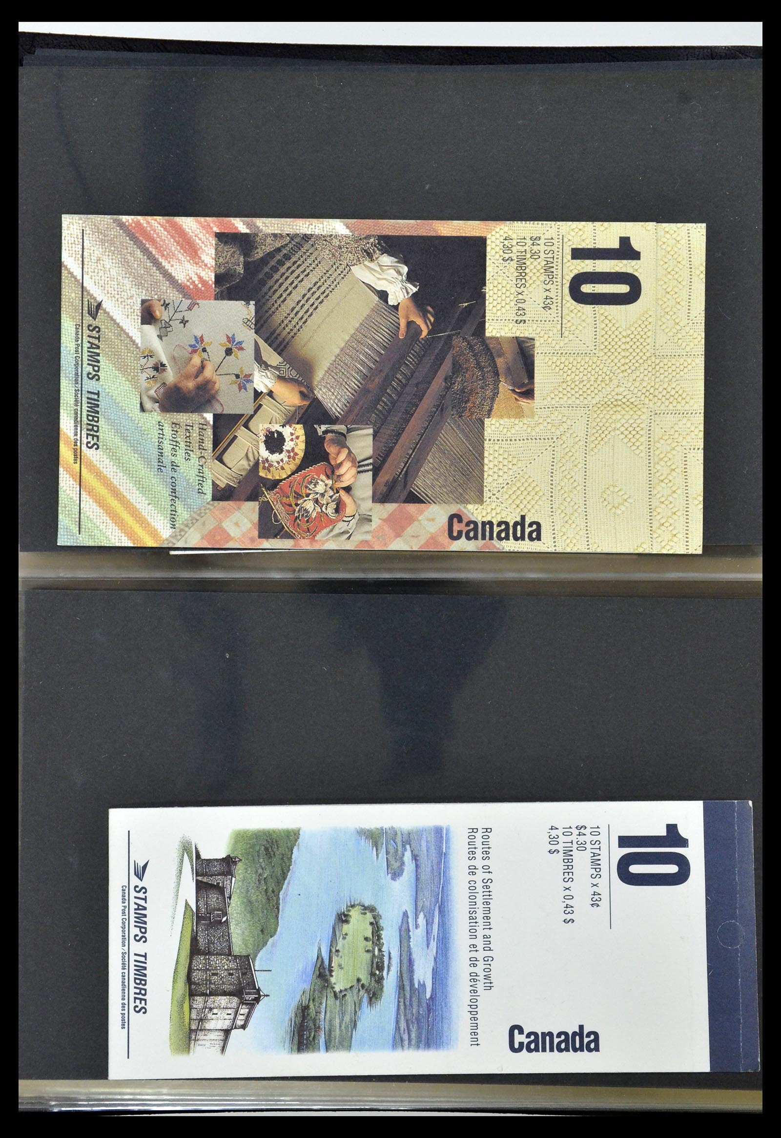 35106 029 - Postzegelverzameling 35106 Canada postzegelboekjes 1942-2000.