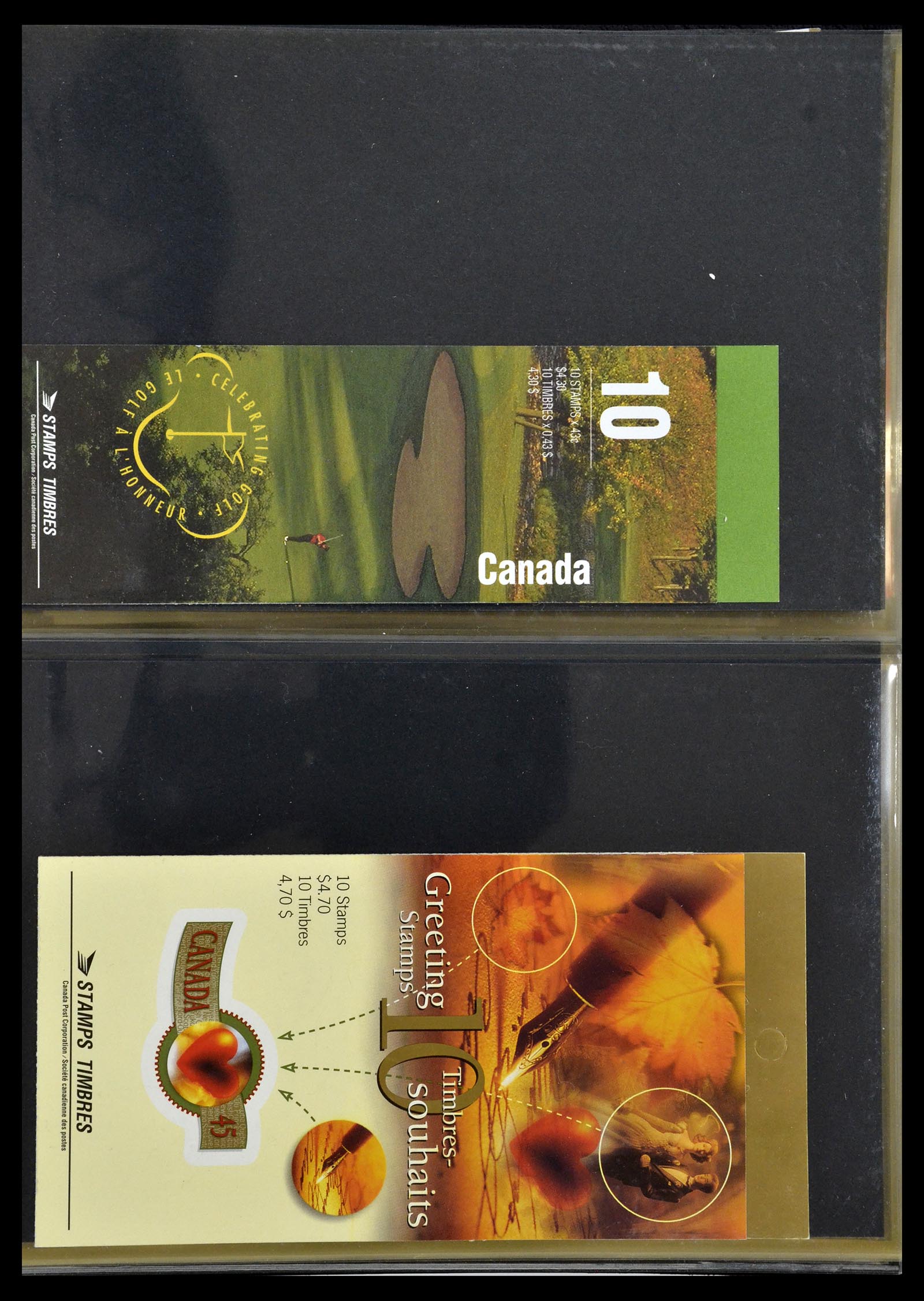 35106 032 - Postzegelverzameling 35106 Canada postzegelboekjes 1942-2000.