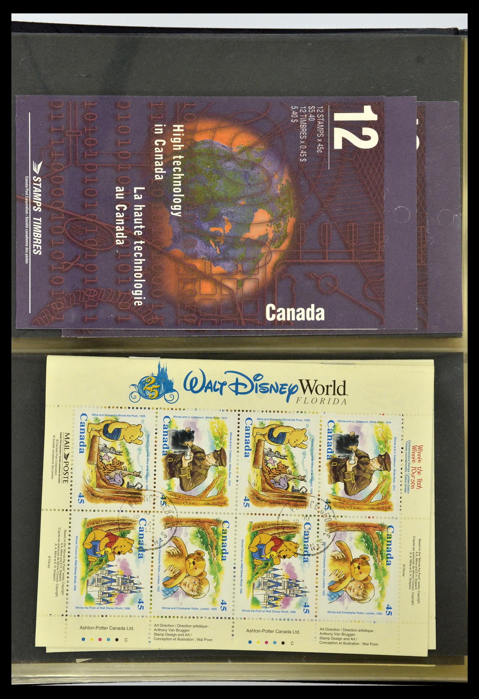 35106 037 - Postzegelverzameling 35106 Canada postzegelboekjes 1942-2000.