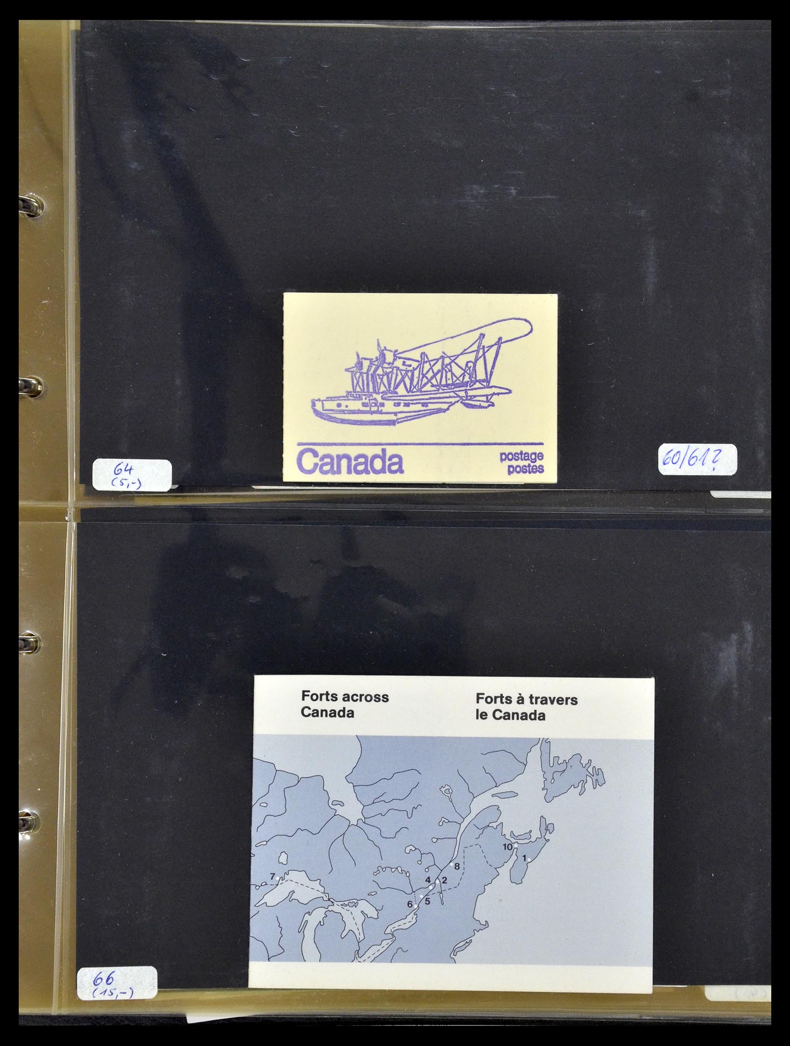 35106 055 - Postzegelverzameling 35106 Canada postzegelboekjes 1942-2000.