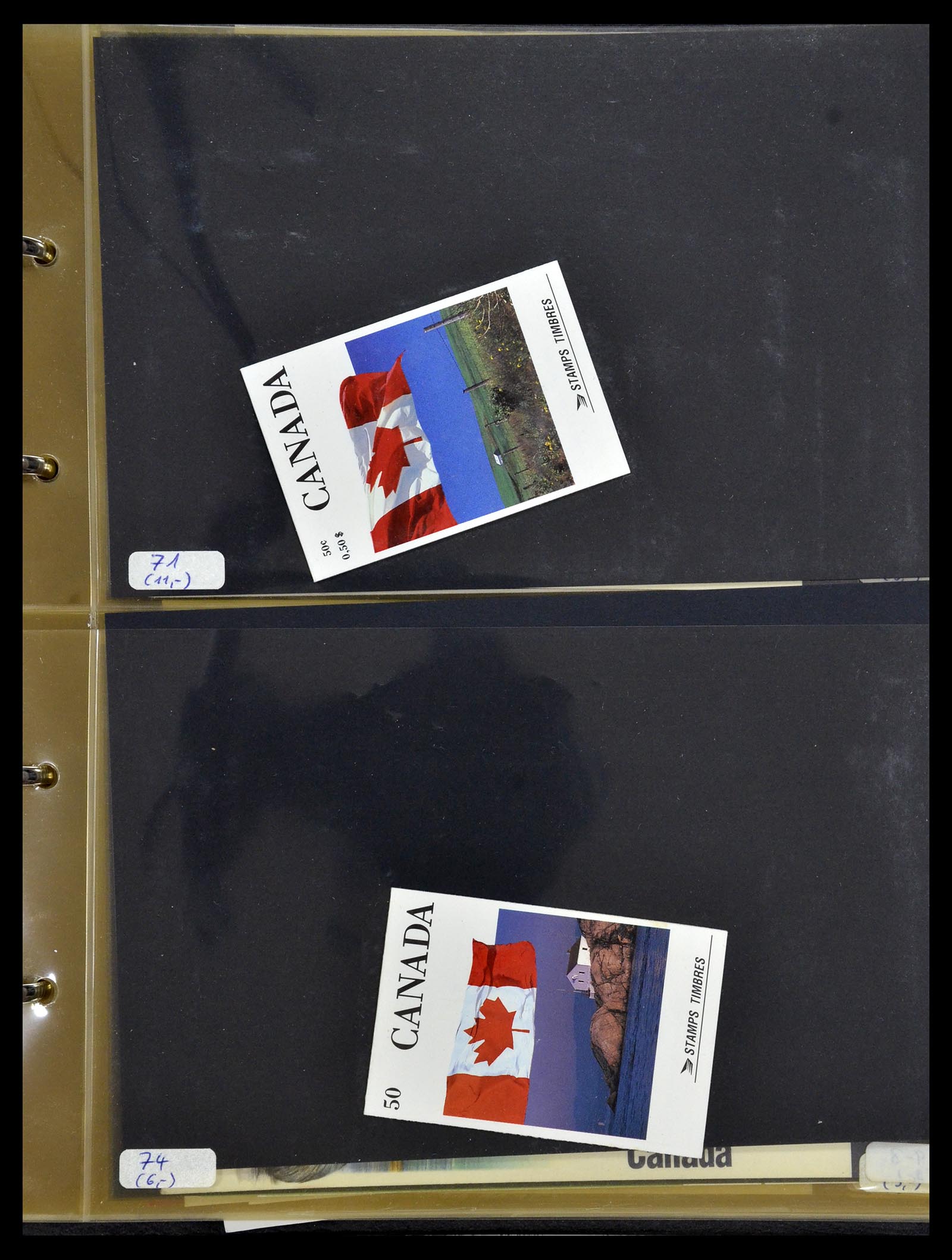 35106 056 - Postzegelverzameling 35106 Canada postzegelboekjes 1942-2000.