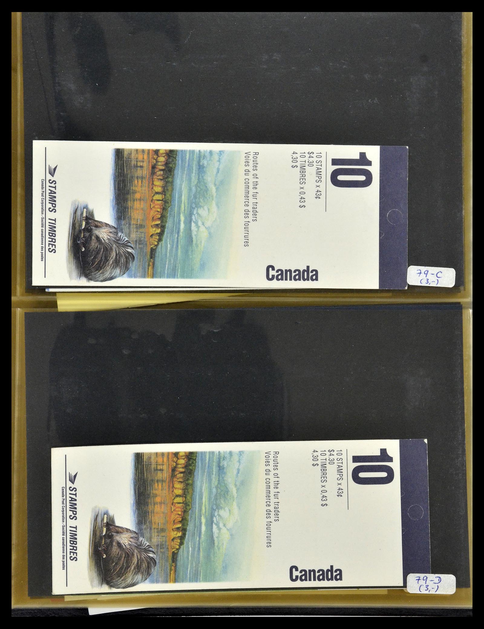 35106 059 - Postzegelverzameling 35106 Canada postzegelboekjes 1942-2000.