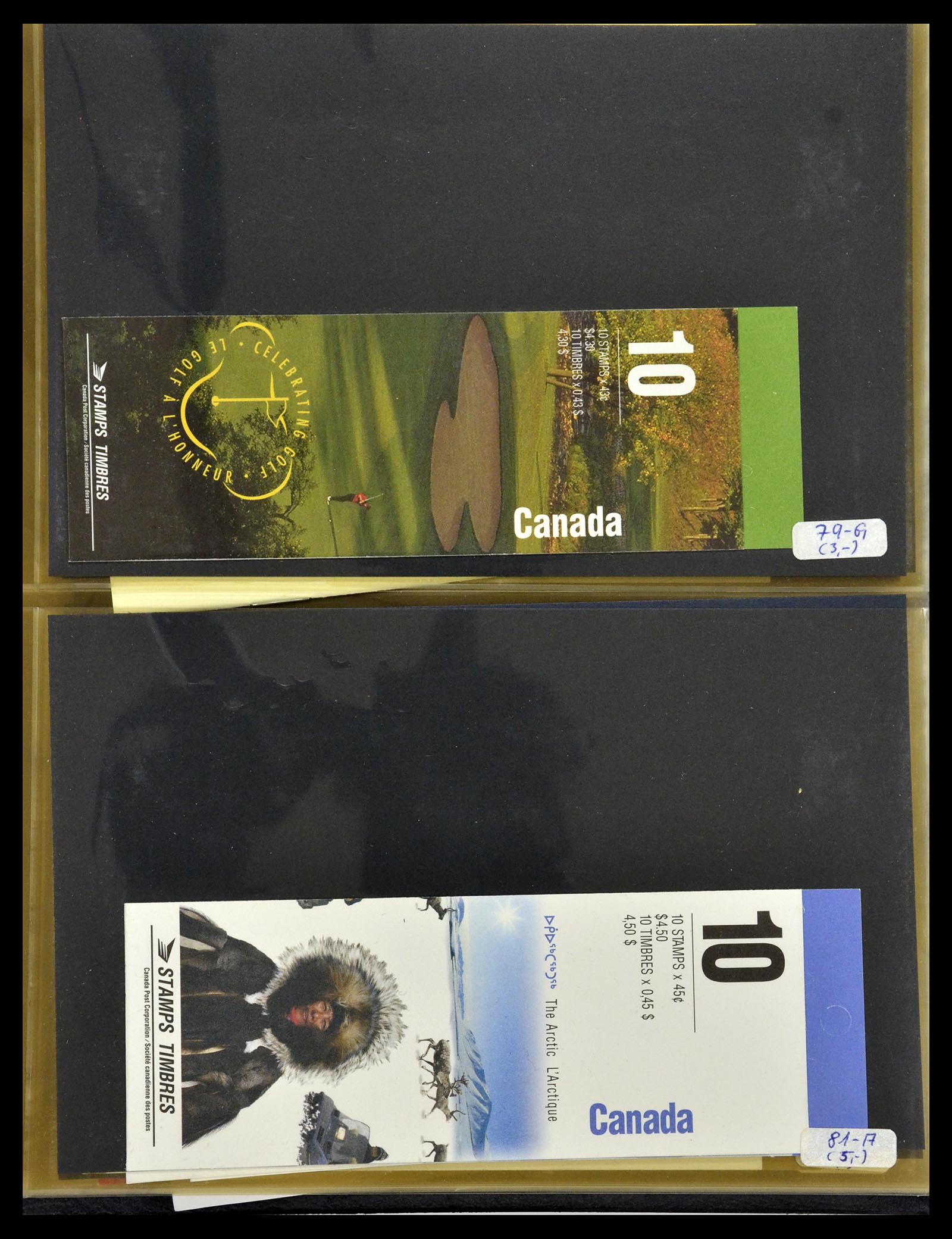 35106 060 - Postzegelverzameling 35106 Canada postzegelboekjes 1942-2000.