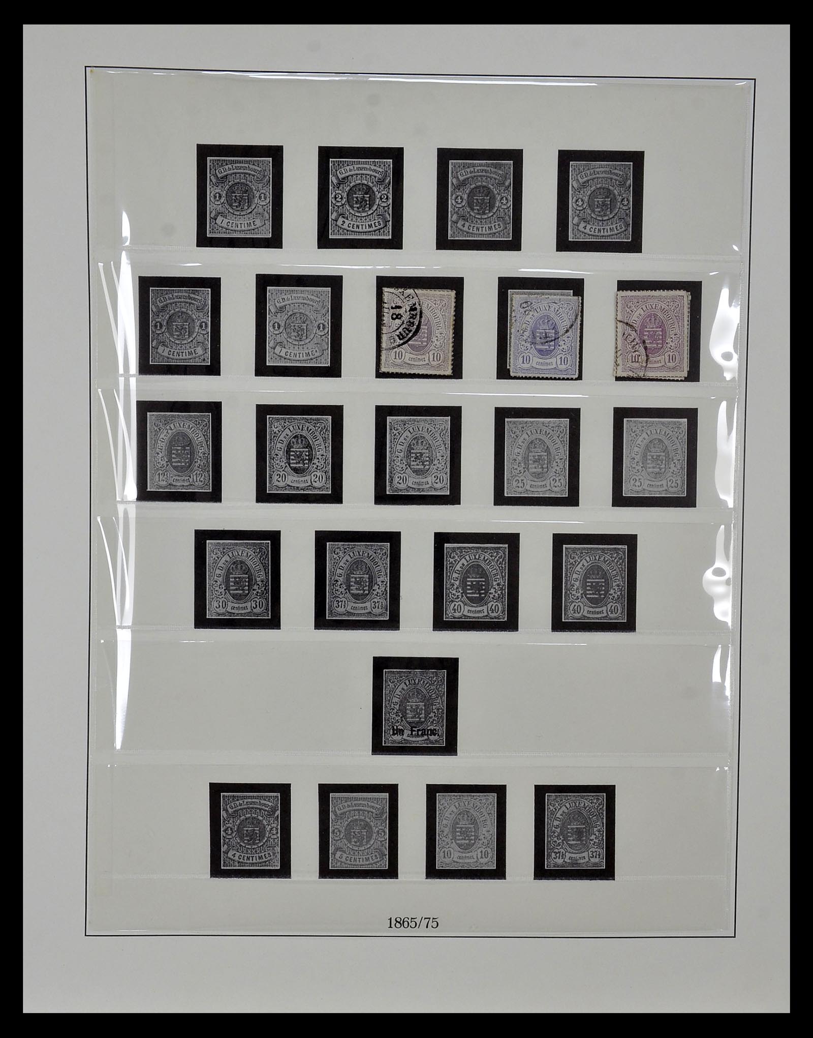 35108 002 - Postzegelverzameling 35108 Luxemburg 1852-1981.