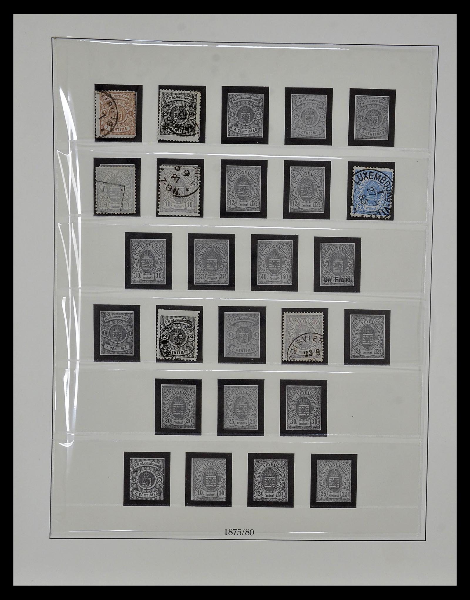 35108 003 - Postzegelverzameling 35108 Luxemburg 1852-1981.