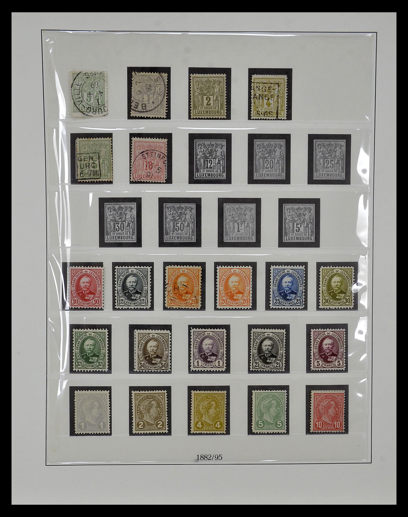 35108 004 - Postzegelverzameling 35108 Luxemburg 1852-1981.