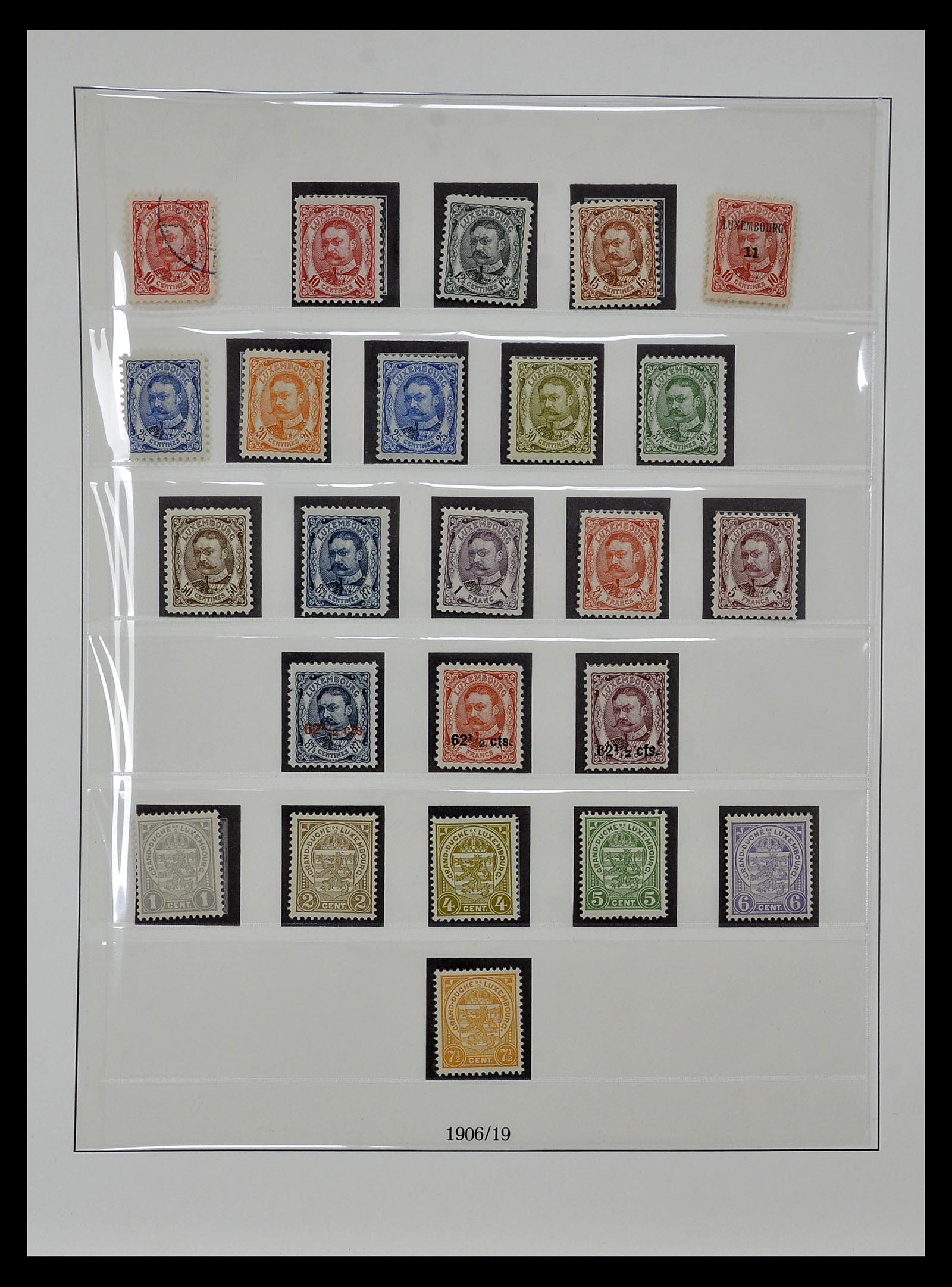 35108 005 - Postzegelverzameling 35108 Luxemburg 1852-1981.