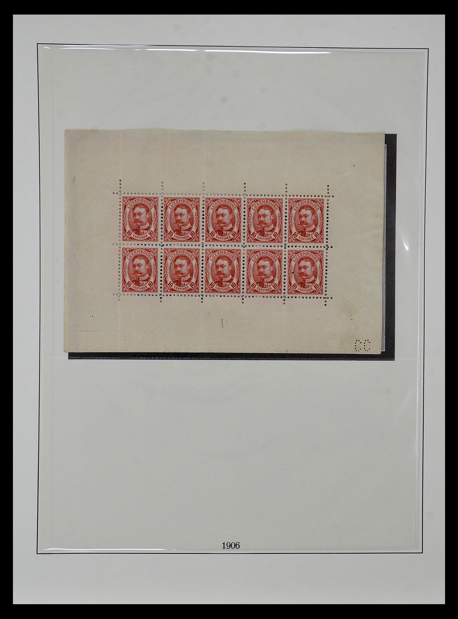 35108 006 - Postzegelverzameling 35108 Luxemburg 1852-1981.