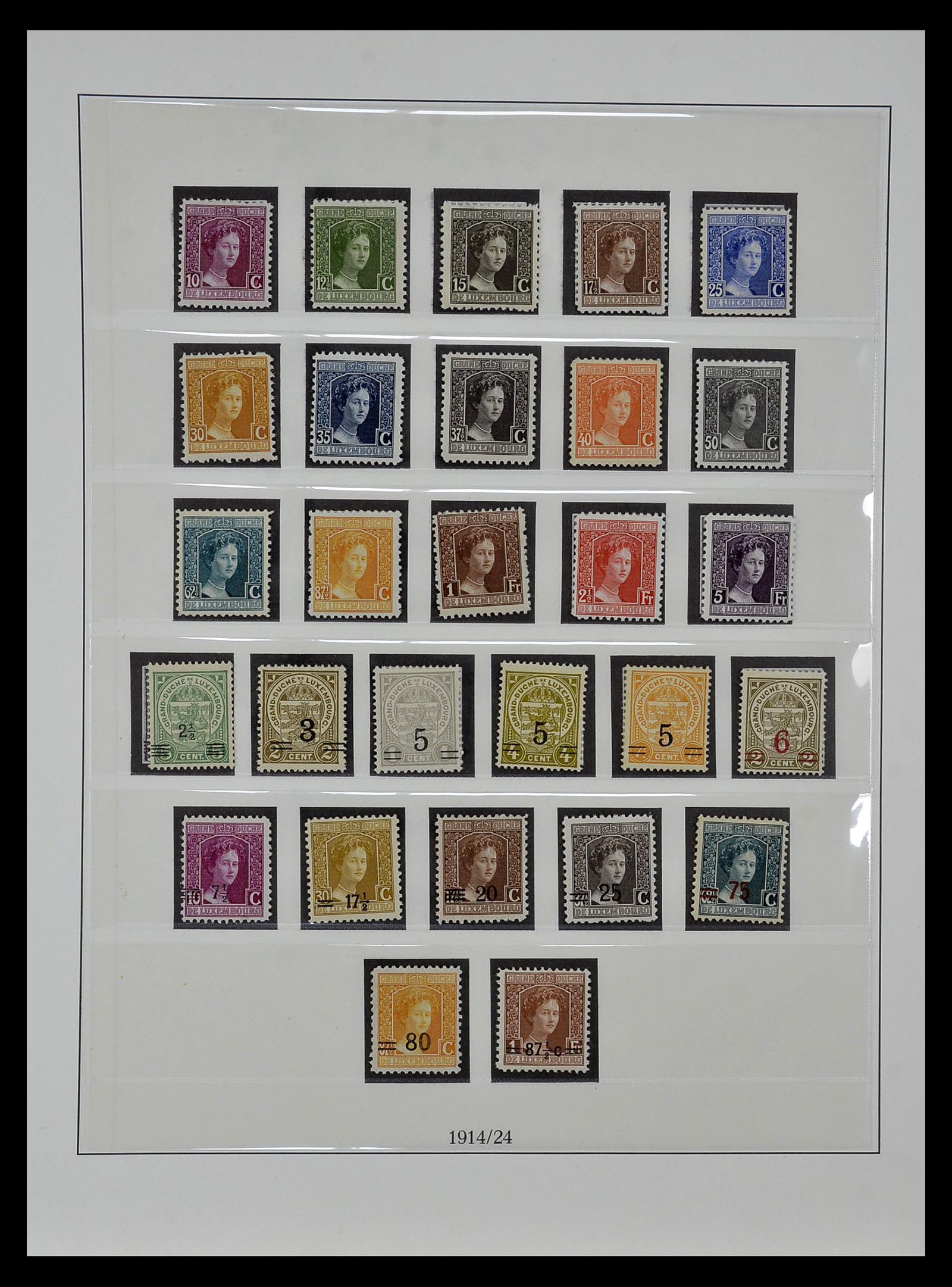 35108 007 - Postzegelverzameling 35108 Luxemburg 1852-1981.