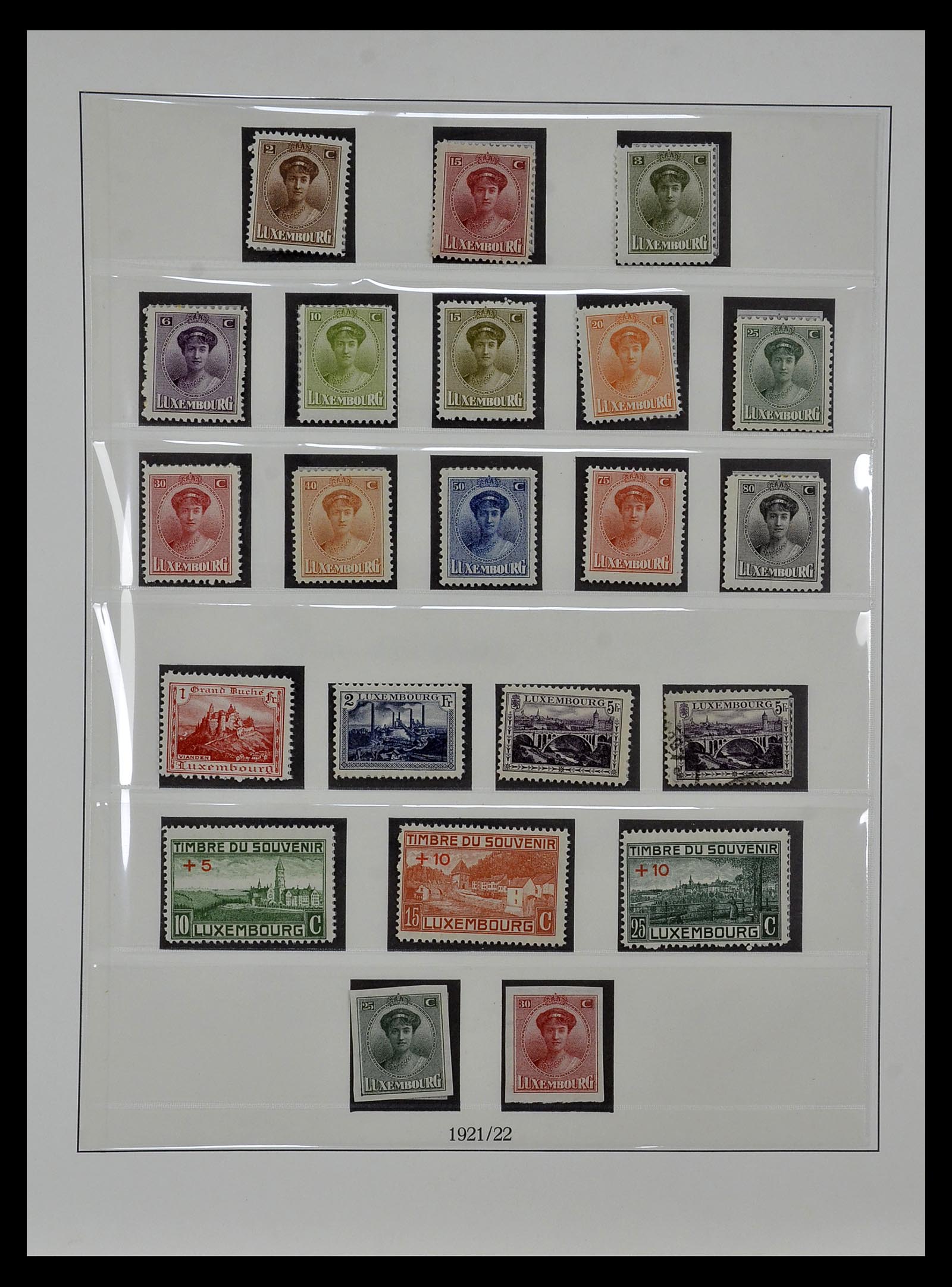 35108 008 - Postzegelverzameling 35108 Luxemburg 1852-1981.