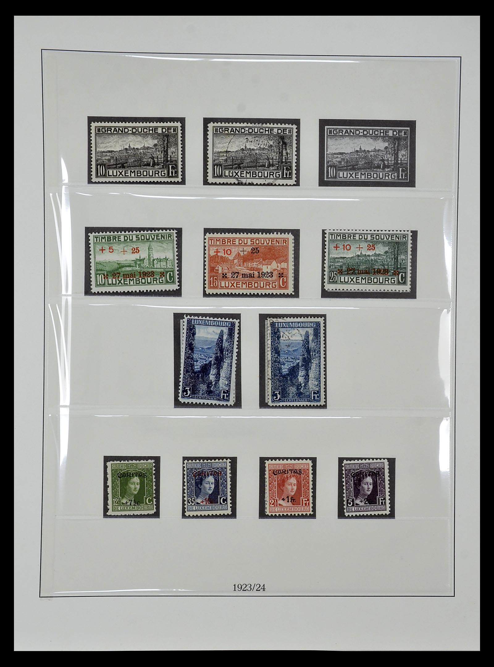 35108 011 - Postzegelverzameling 35108 Luxemburg 1852-1981.