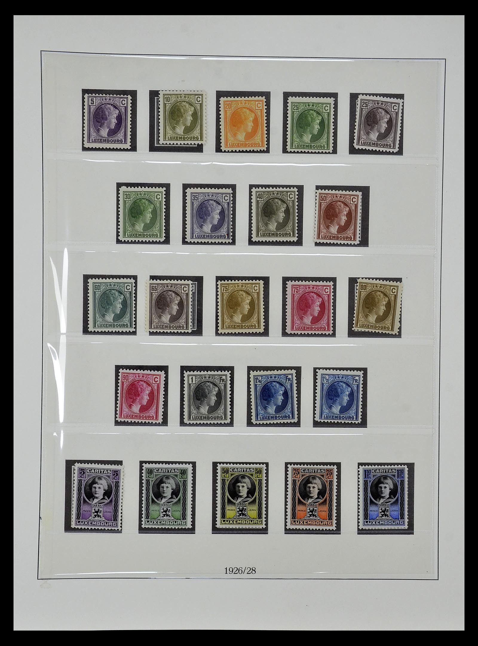 35108 013 - Postzegelverzameling 35108 Luxemburg 1852-1981.