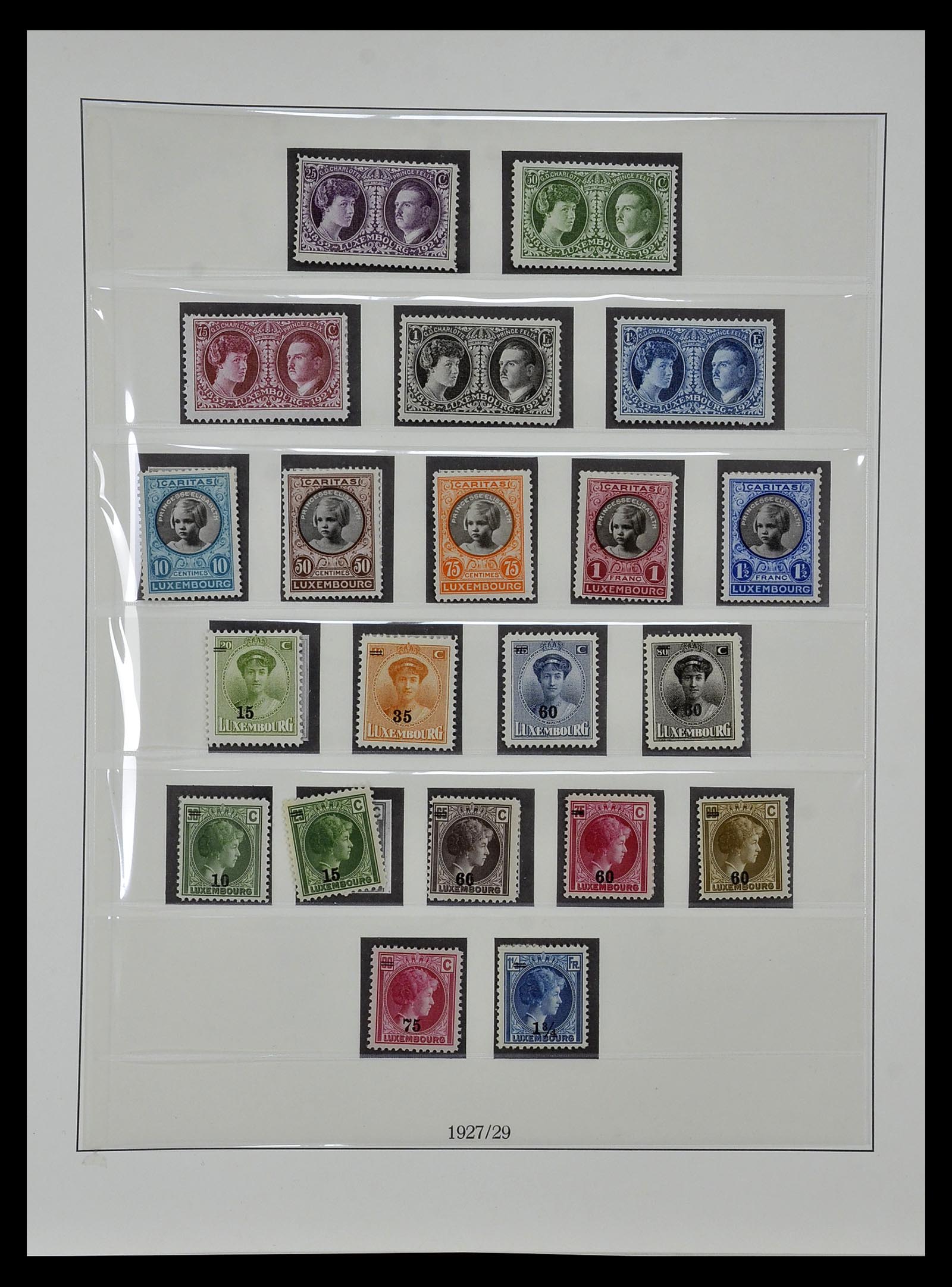 35108 014 - Postzegelverzameling 35108 Luxemburg 1852-1981.