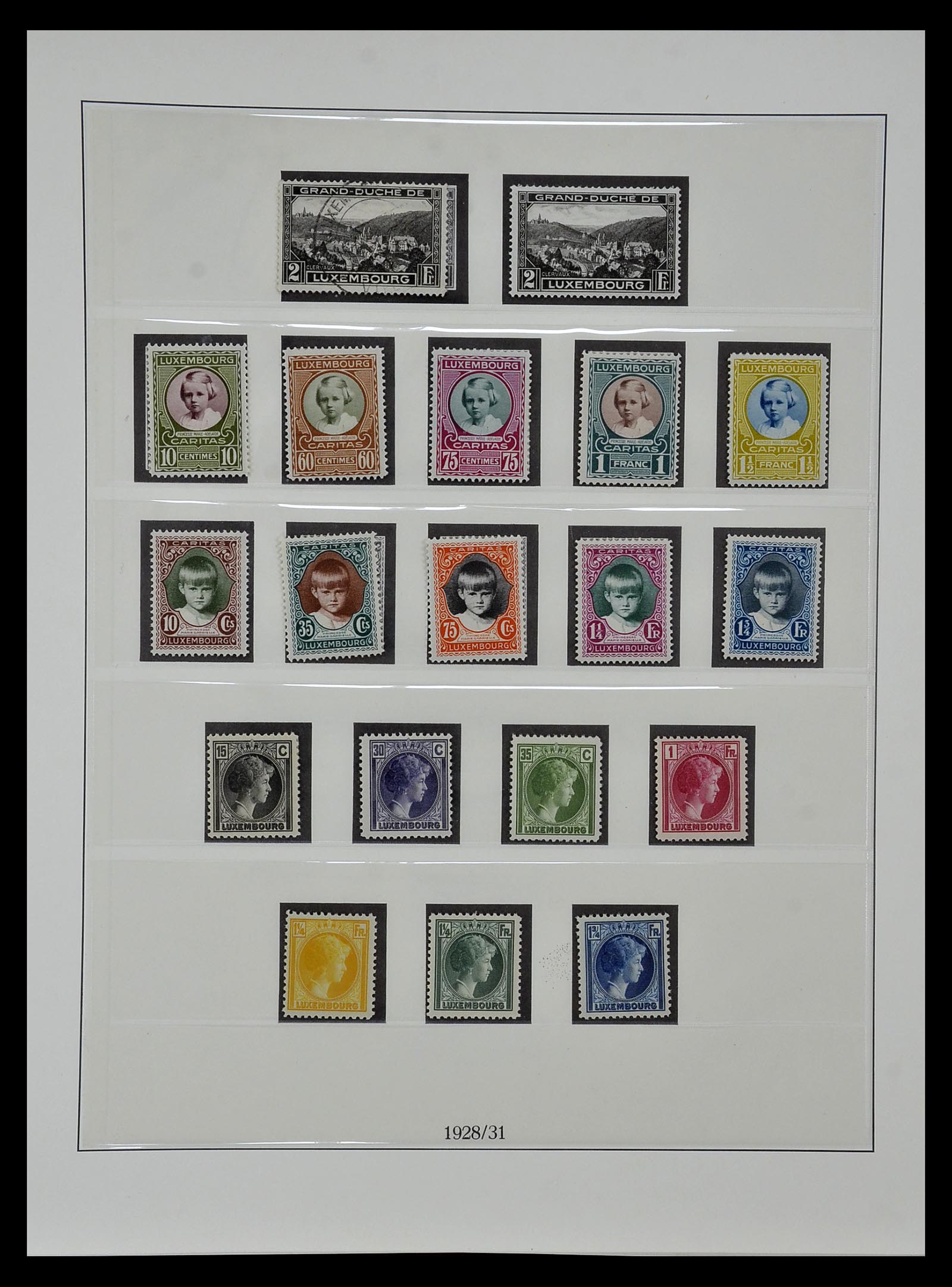35108 015 - Postzegelverzameling 35108 Luxemburg 1852-1981.
