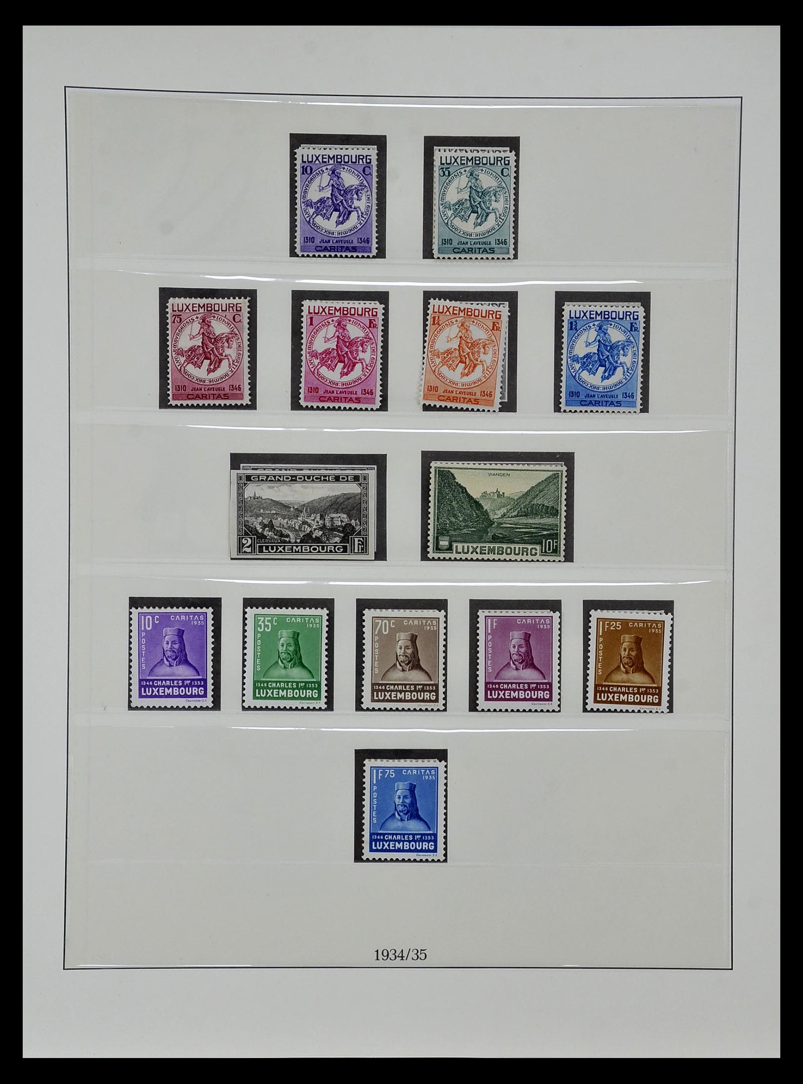 35108 018 - Postzegelverzameling 35108 Luxemburg 1852-1981.