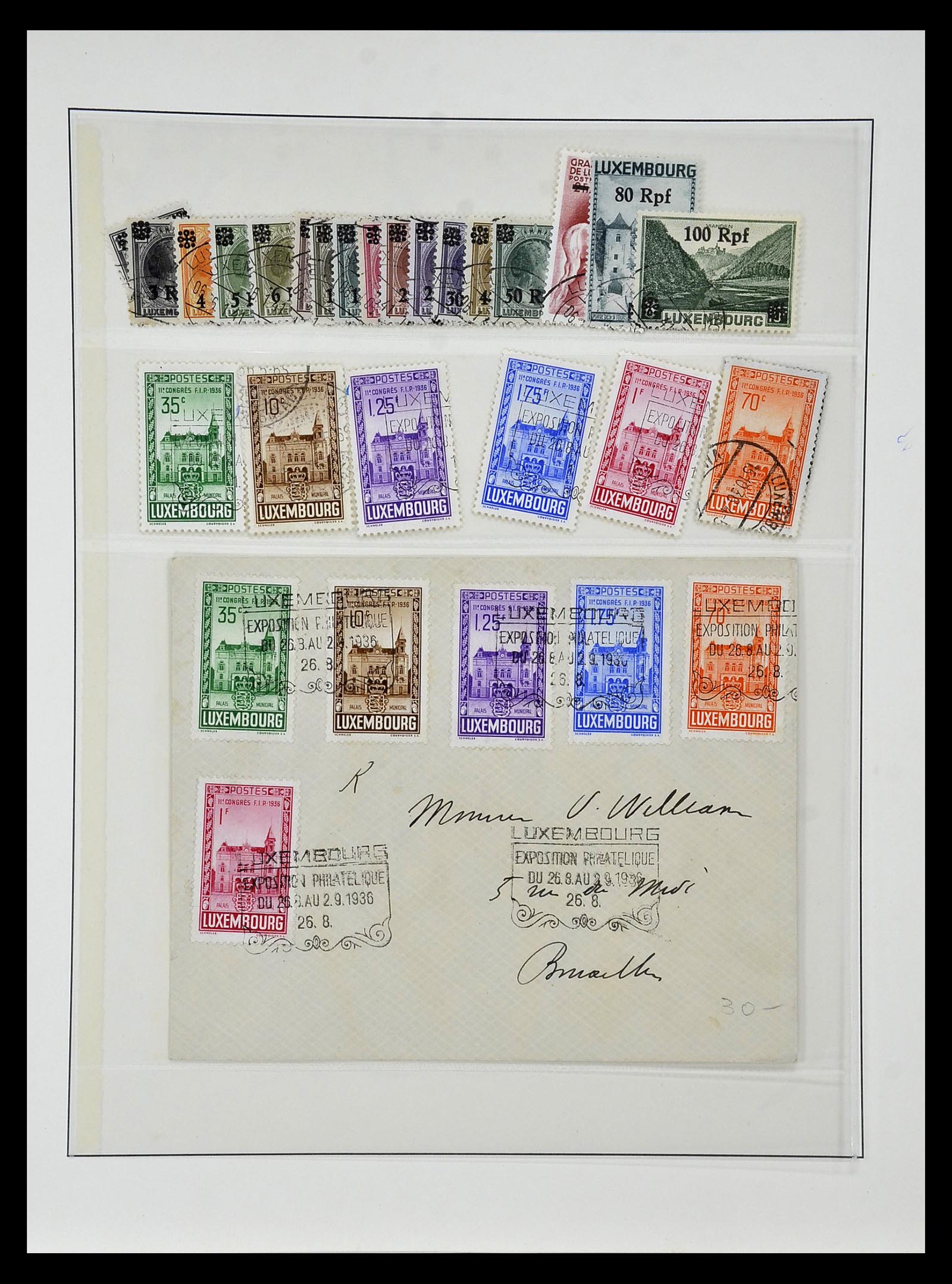 35108 020 - Postzegelverzameling 35108 Luxemburg 1852-1981.