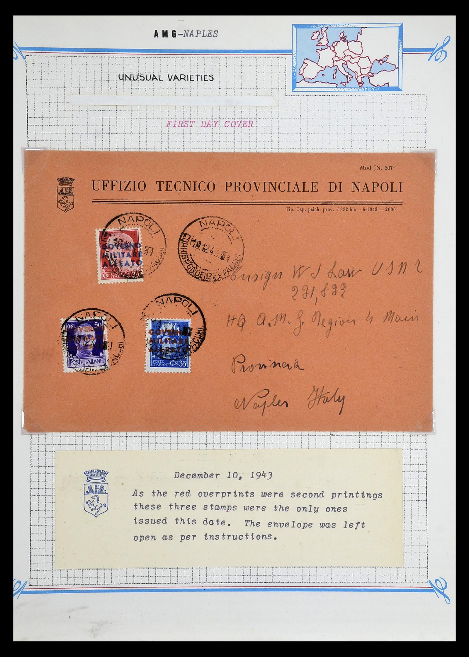 35109 001 - Stamp Collection 35109 AMG 1943-1952.